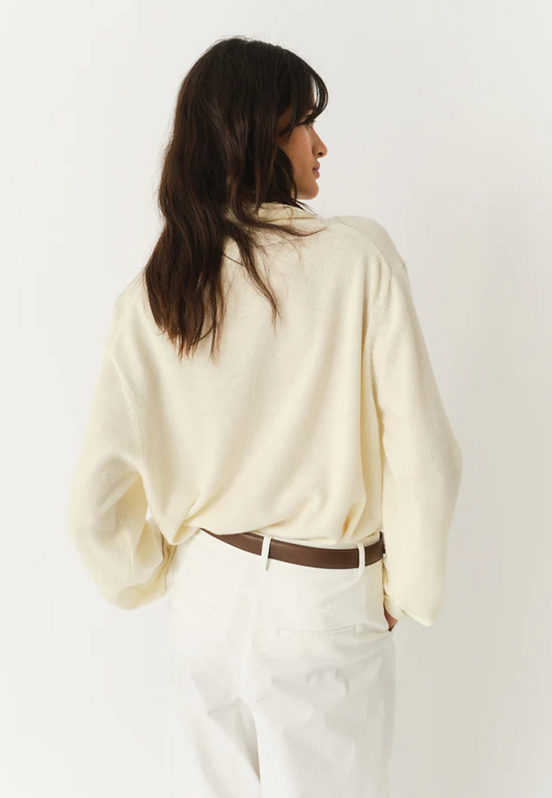 Como Strick Polo-Shirt | Cream