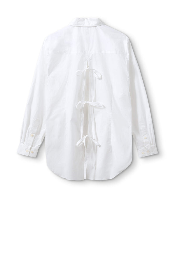Cyprus Button Bluse | White