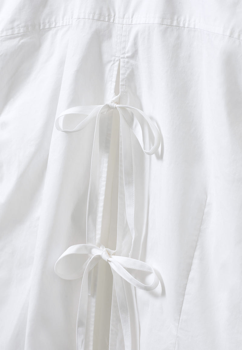 Cyprus Button Bluse | White
