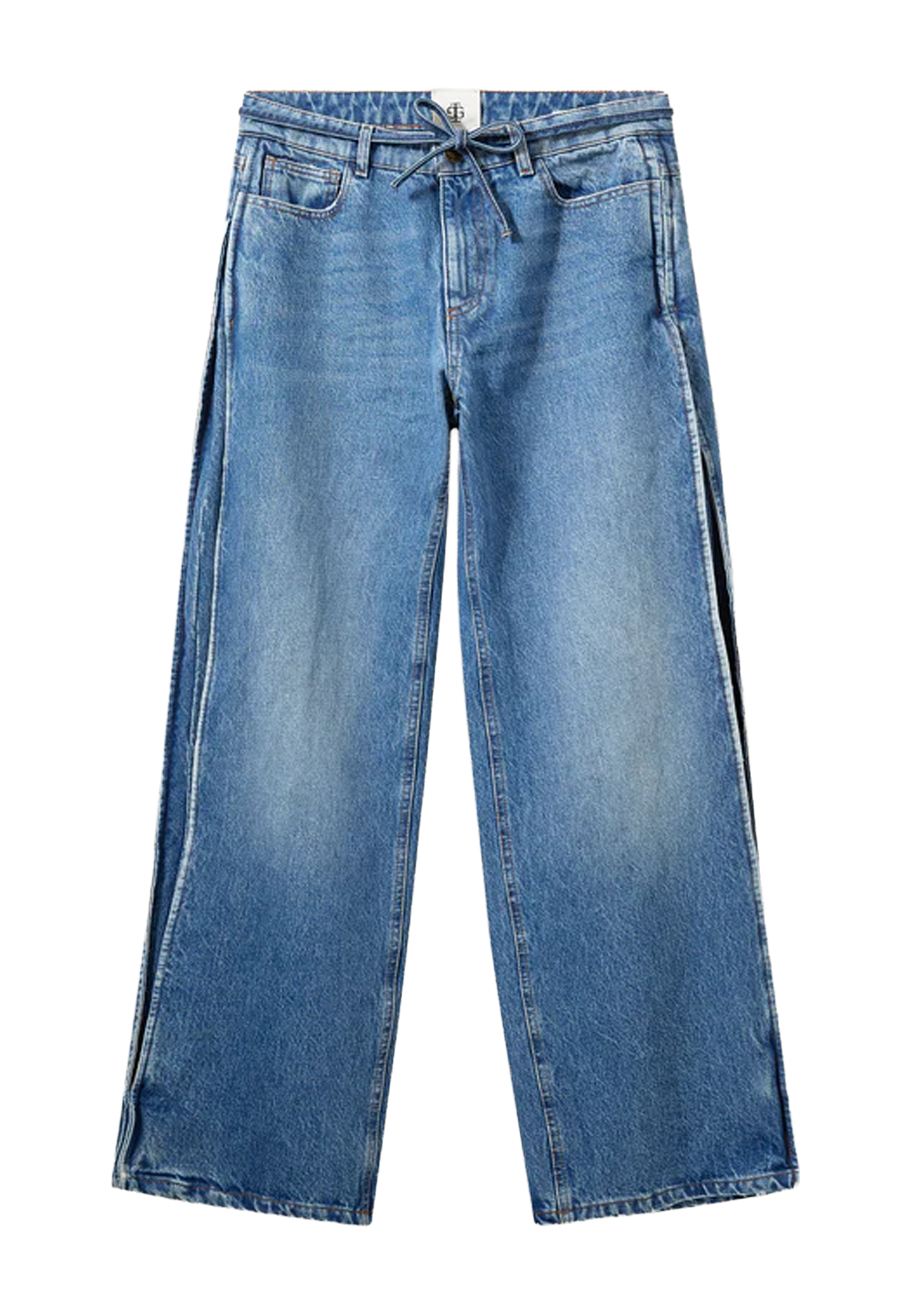 Darcy Barrel Jeans | Washed Blue
