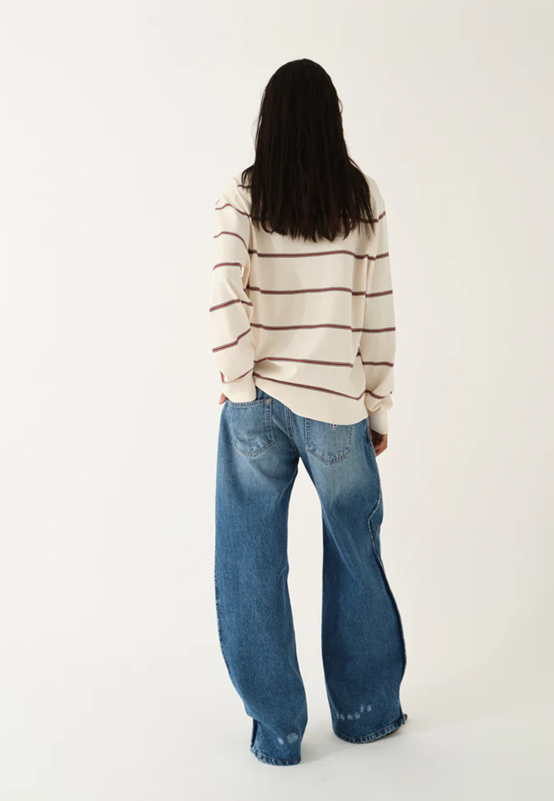 Darcy Barrel Jeans | Washed Blue