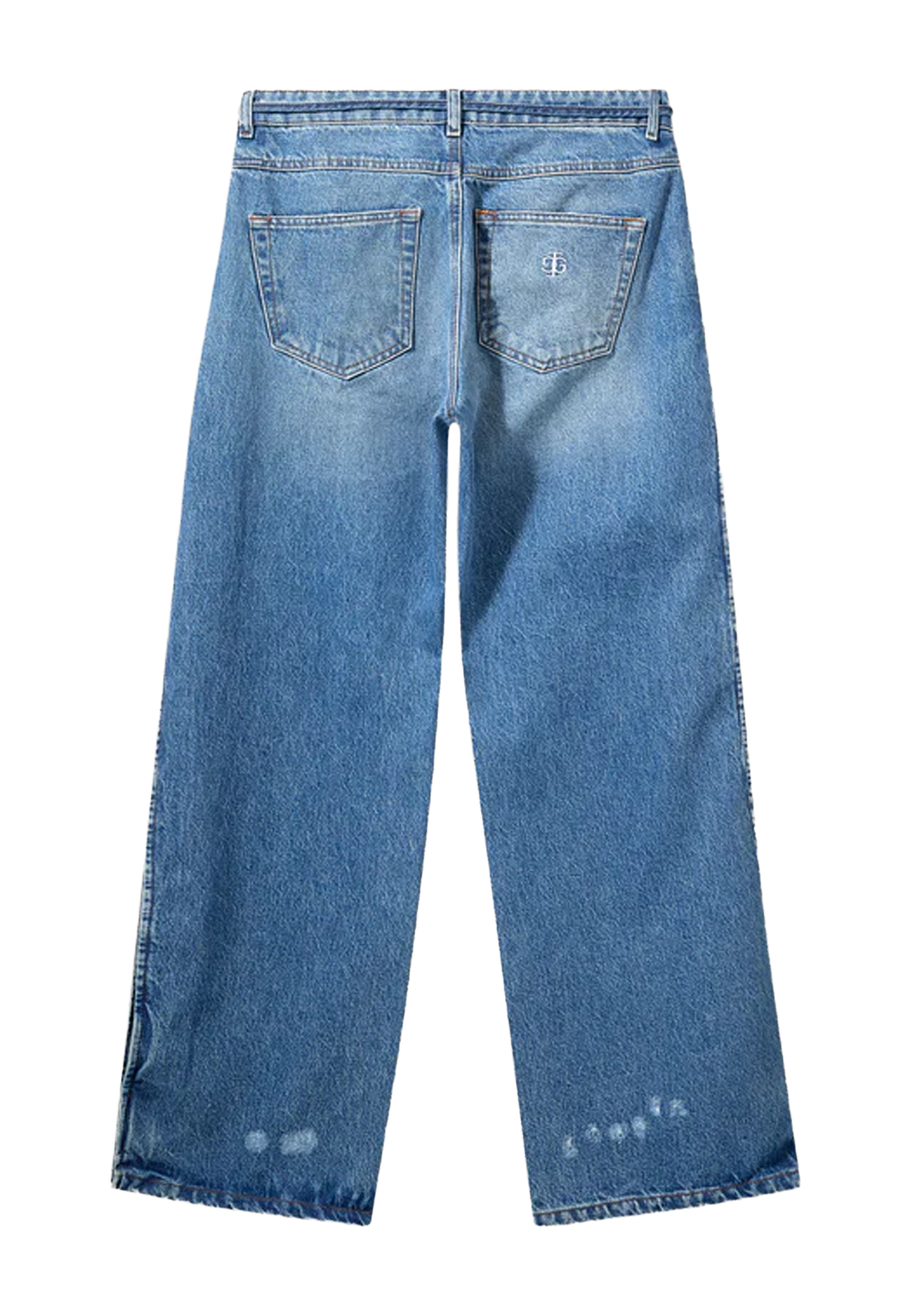 Darcy Barrel Jeans | Washed Blue