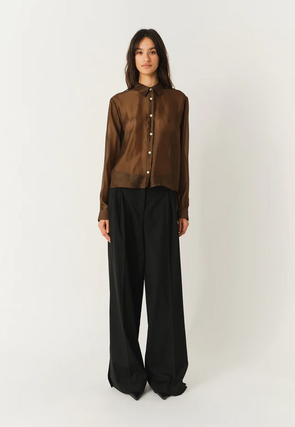 Gilian Bluse | Espresso