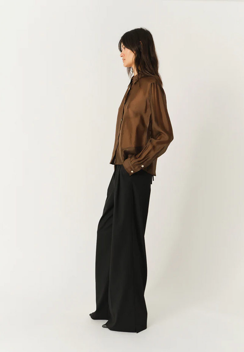 Gilian Bluse | Espresso