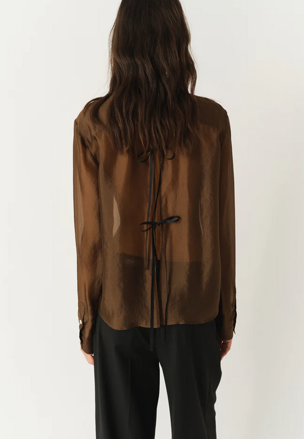 Gilian Bluse | Espresso