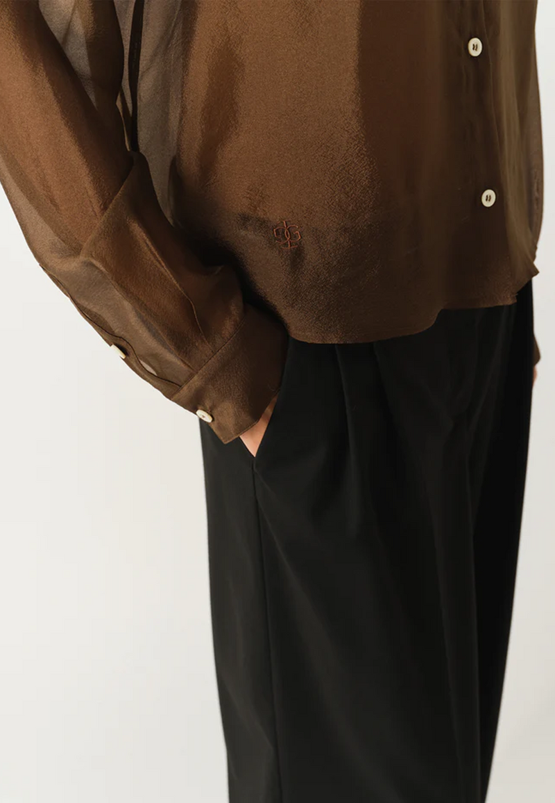 Gilian Bluse | Espresso