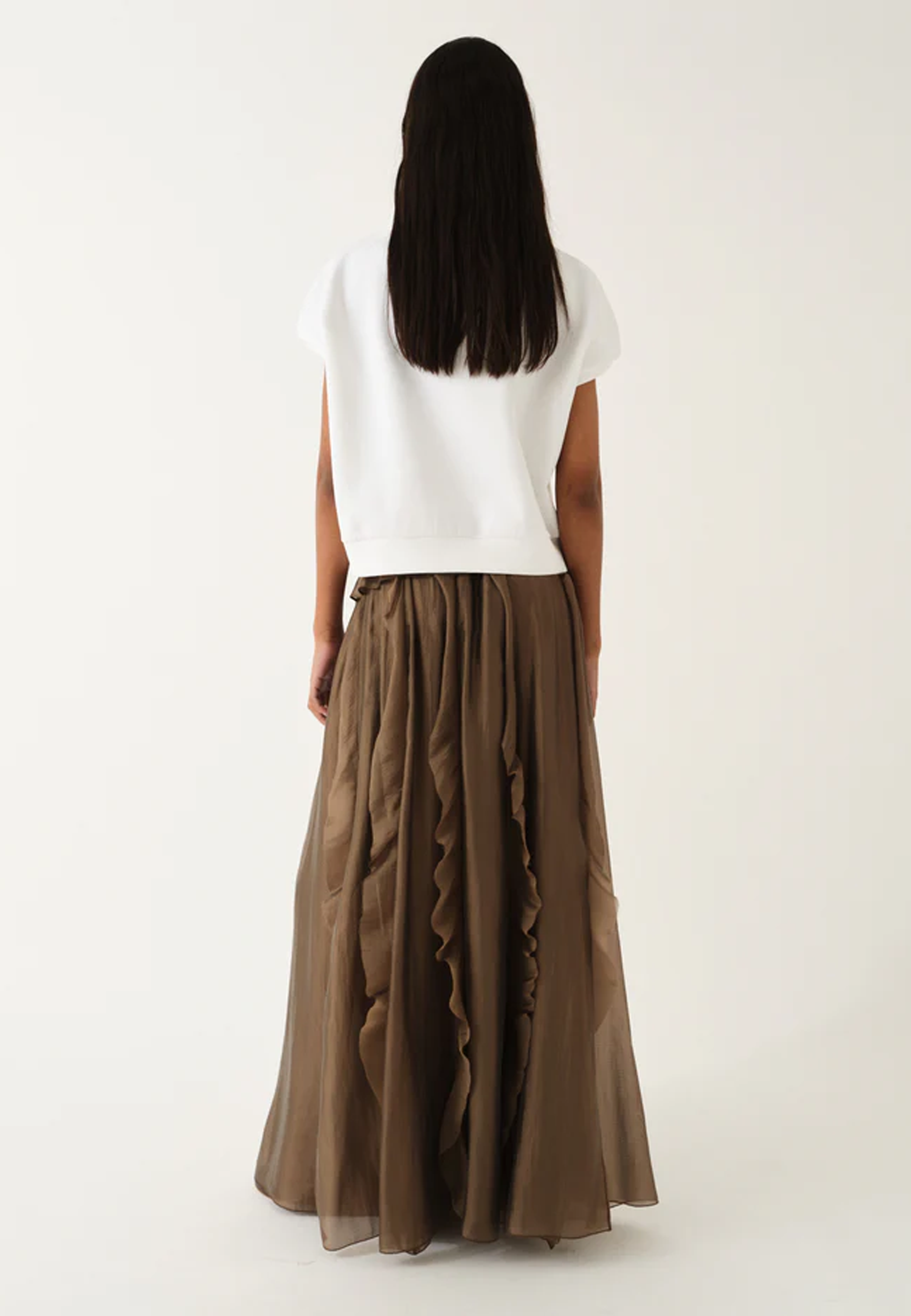 Glam Sweat T-Shirt | Cream