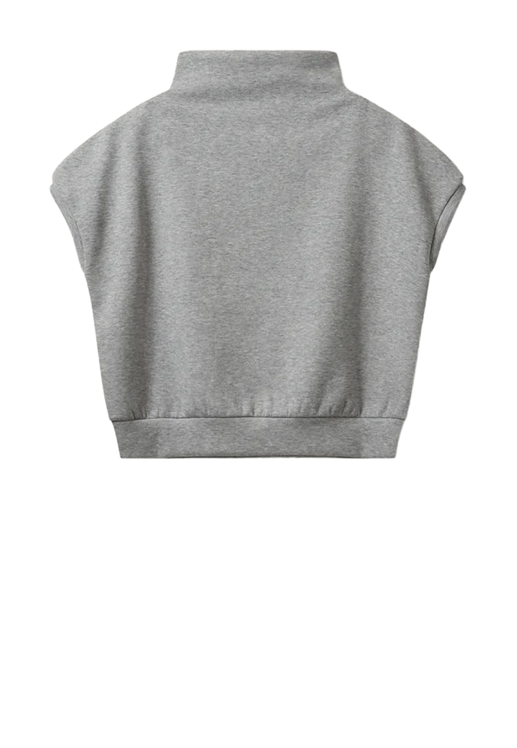 Glam Sweat T-Shirt | Grey Melange