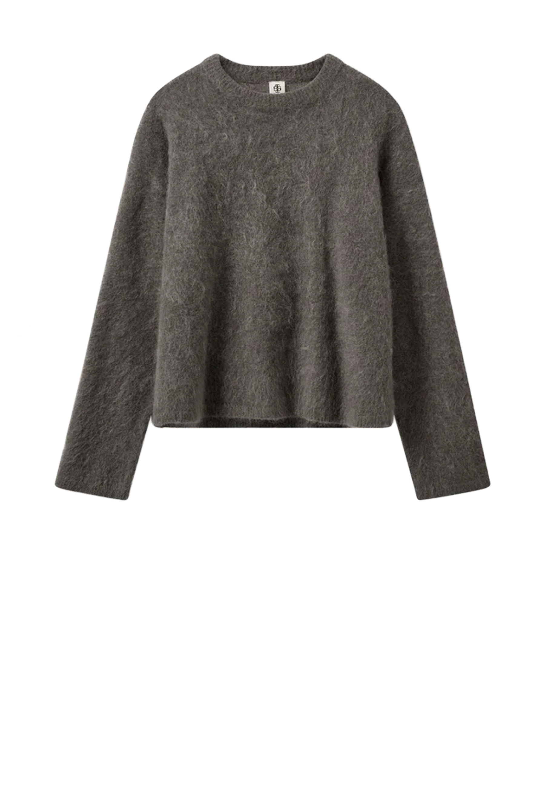 Roma Boyfriend Pullover | Grey Melange