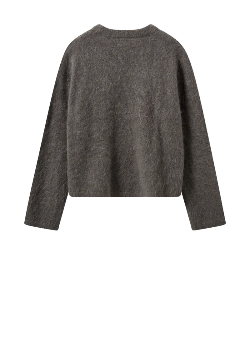 Roma Boyfriend Pullover | Grey Melange