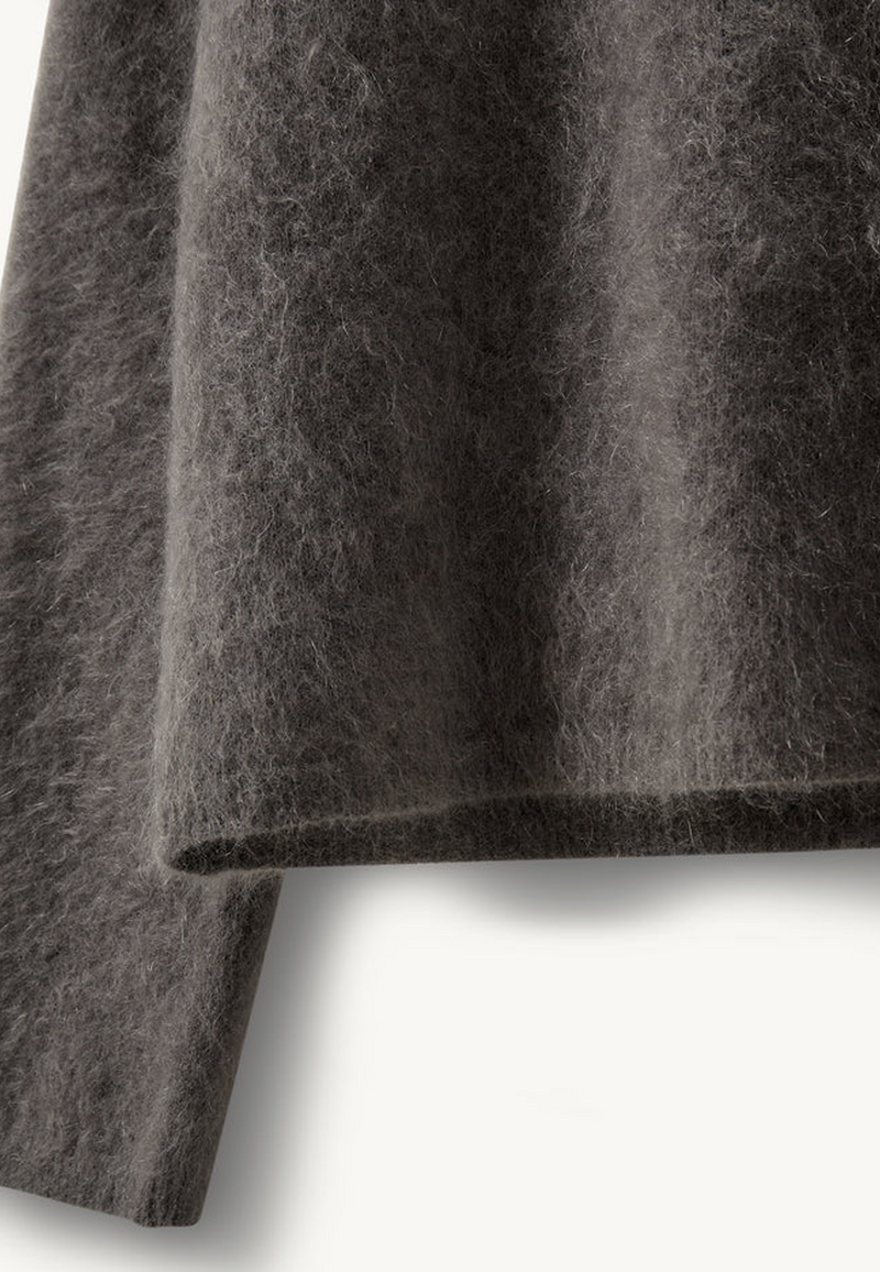 Roma Boyfriend Pullover | Grey Melange