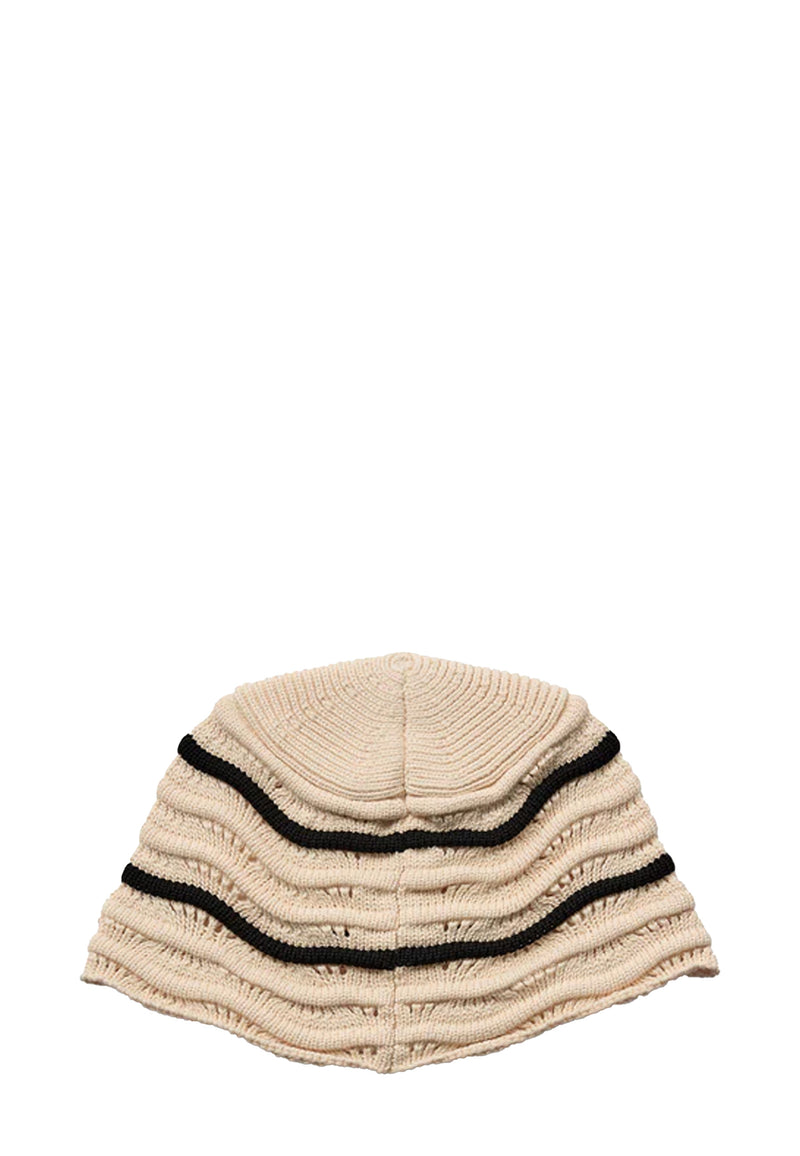 St. Tropez Bucket Hat | Bone With Black