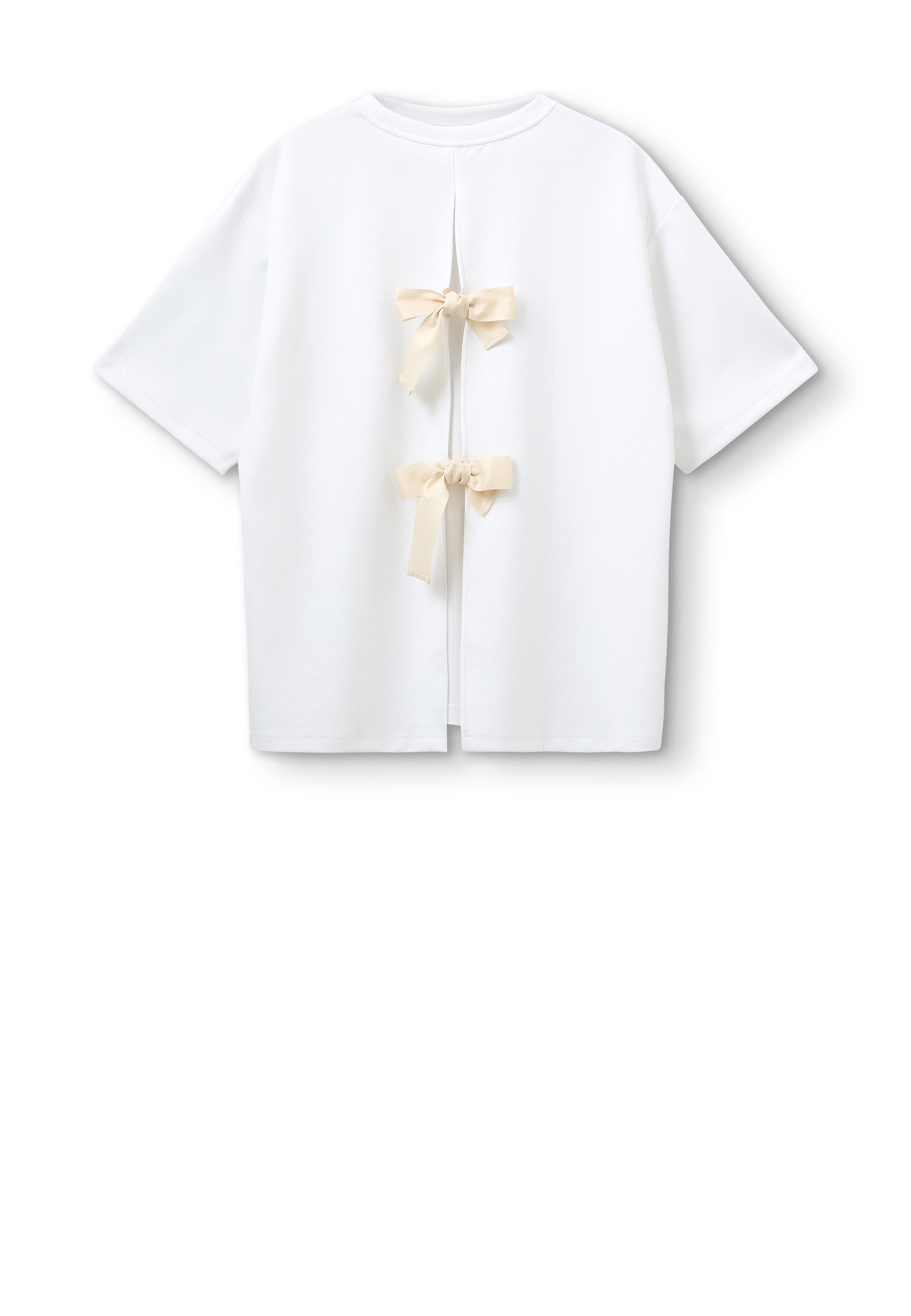 TG Bow T-Shirt | White