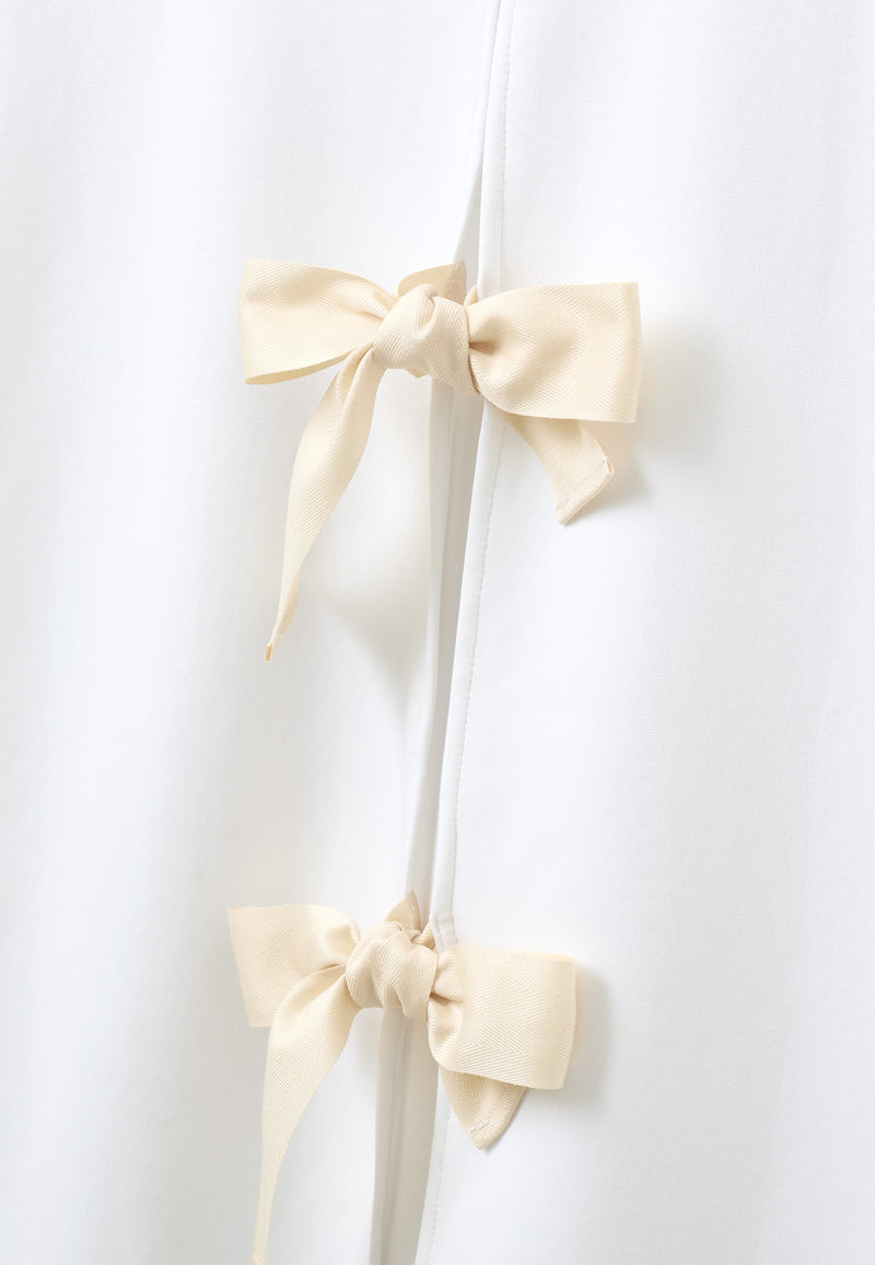 TG Bow T-Shirt | White