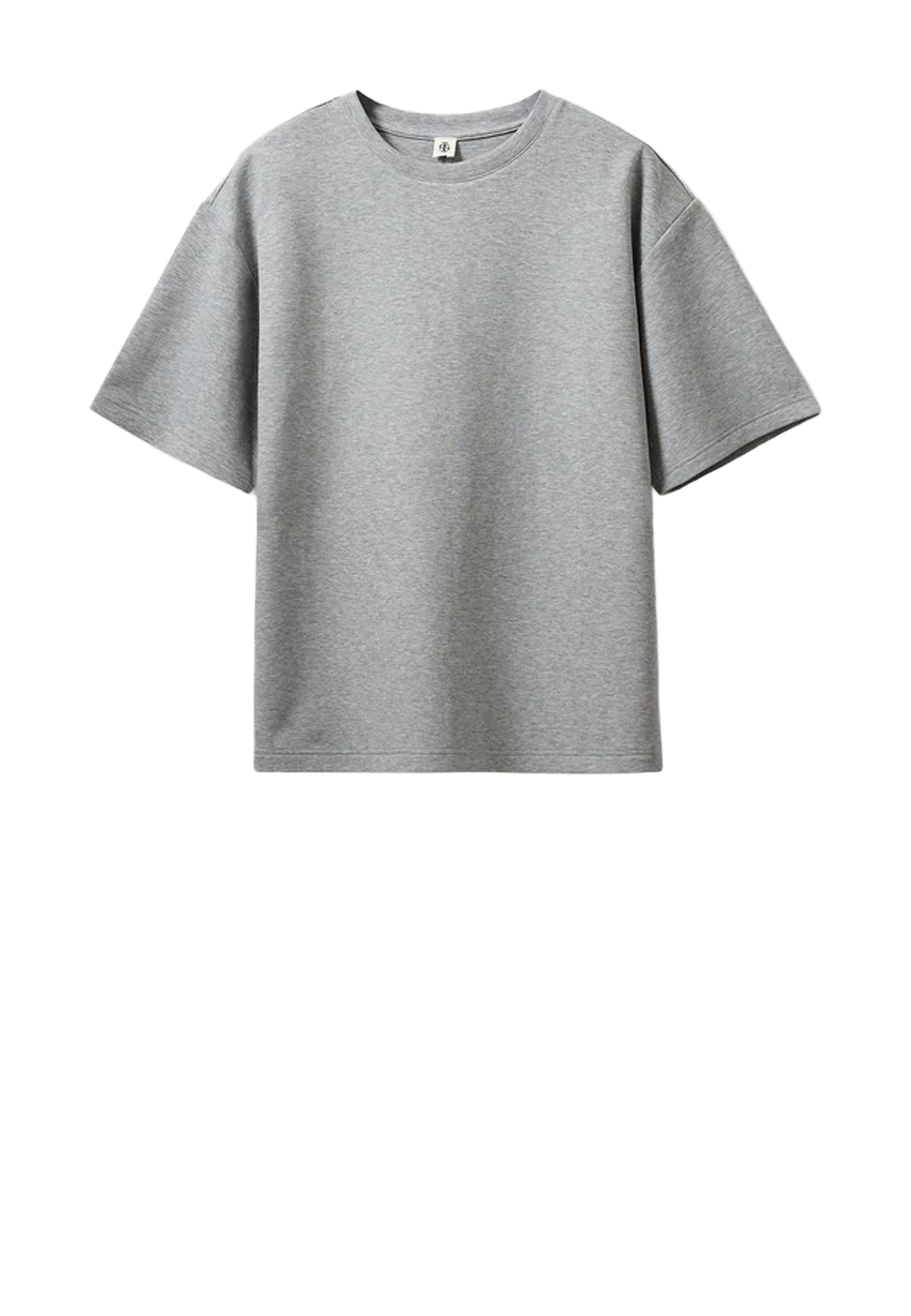 TG Bow Tee | Grey Melange