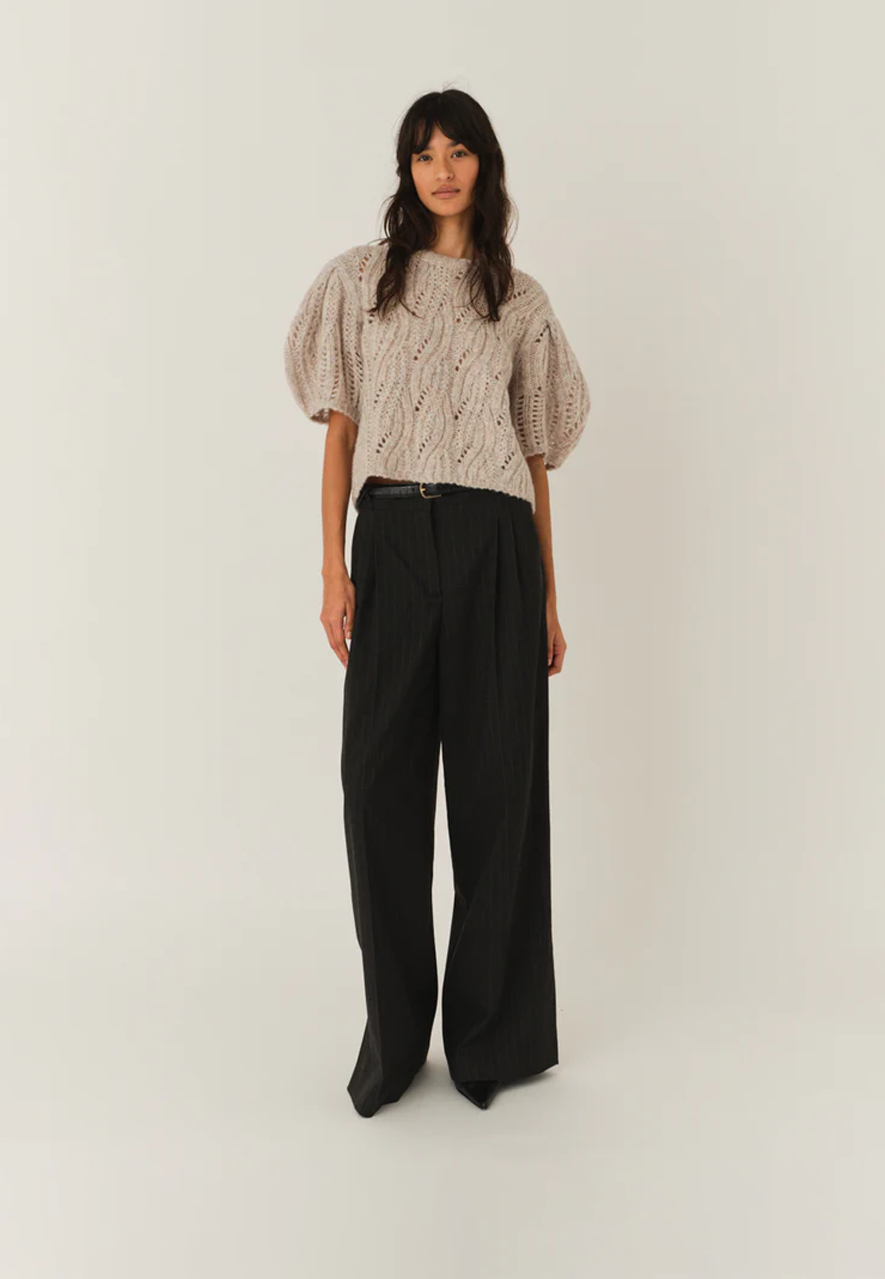 Valentina Strick T-Shirt | Taute Melange