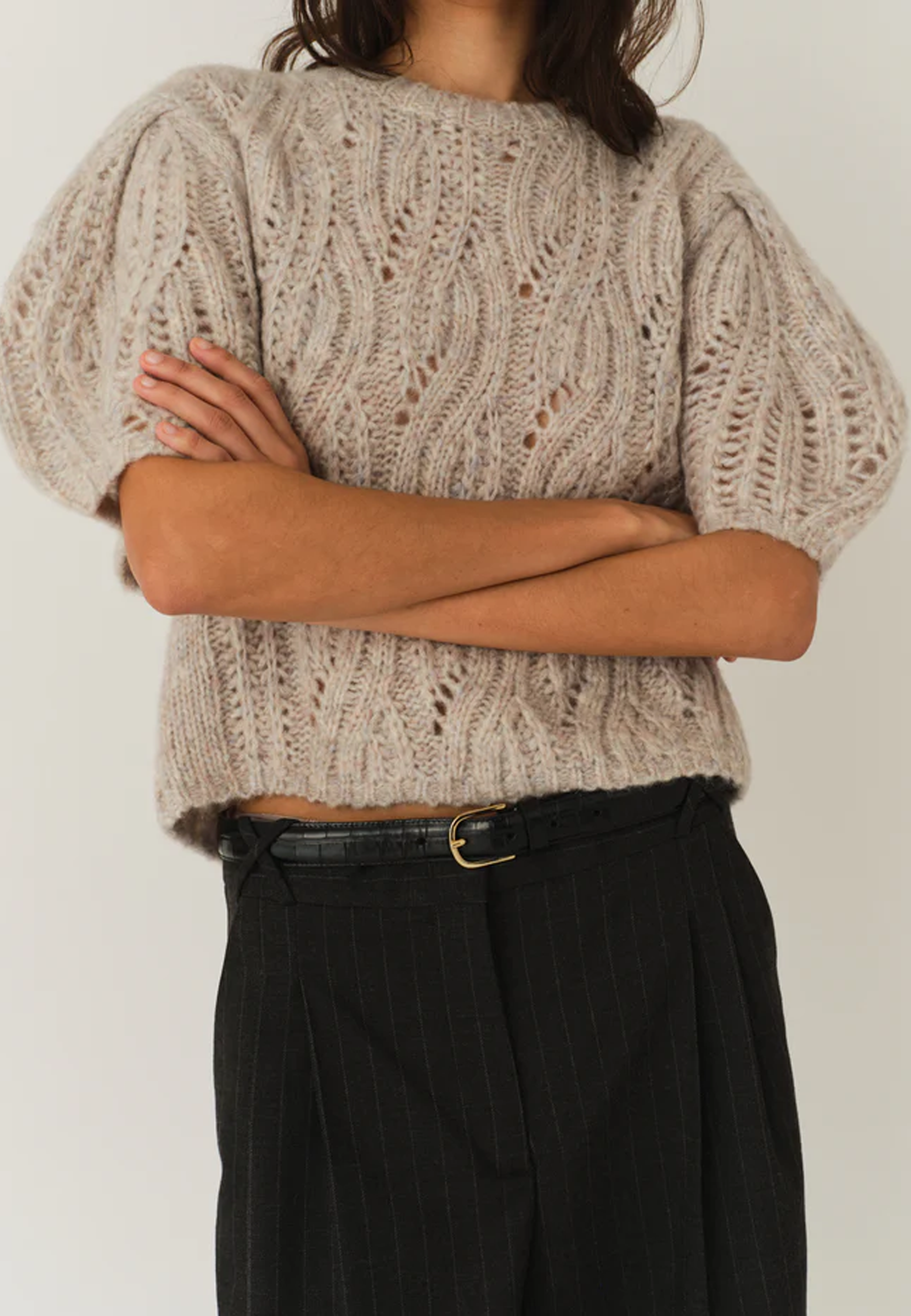 Valentina Knit T-Shirt | Taute Melange