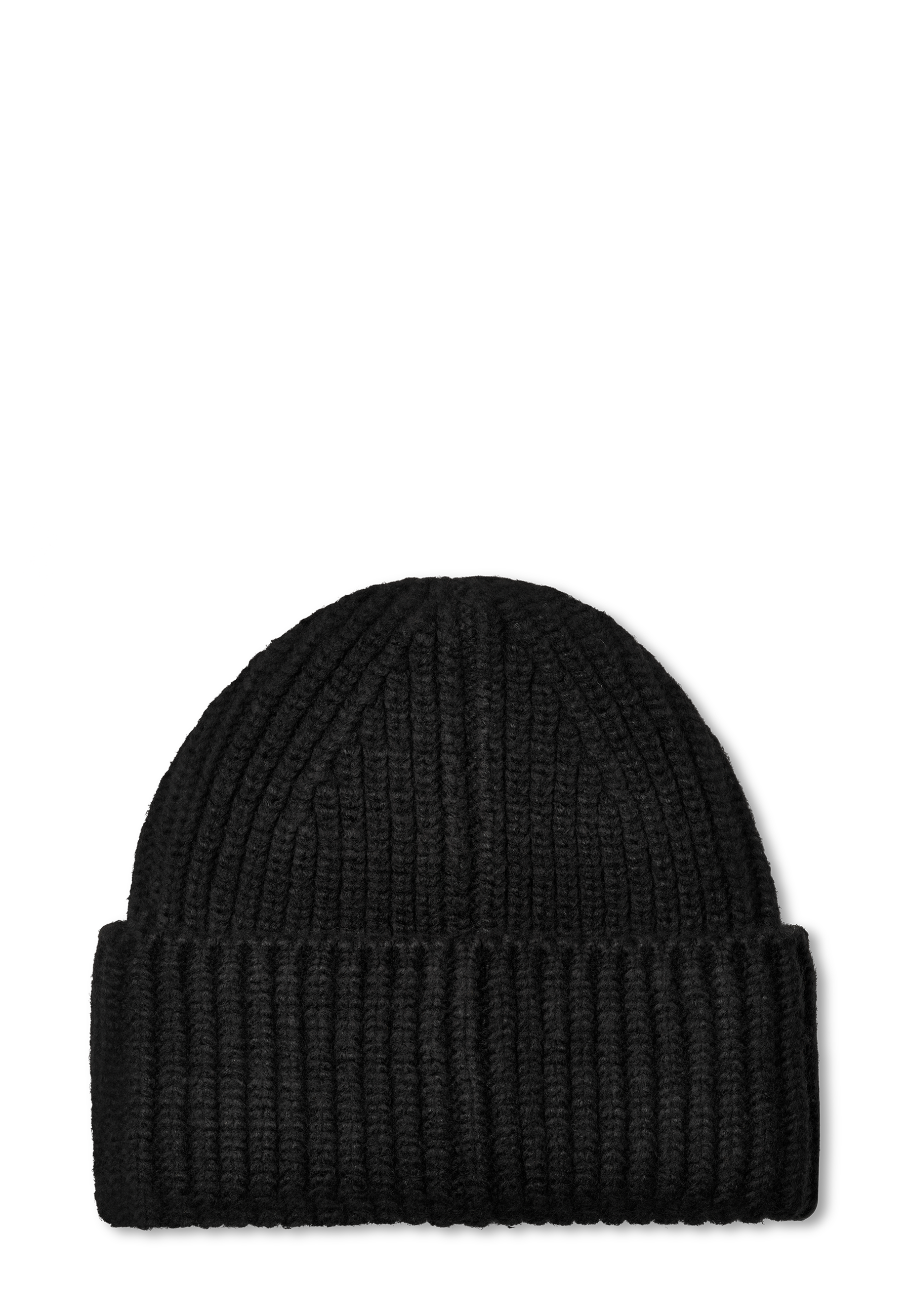 Chunky Crafted Rib Beanie | Black