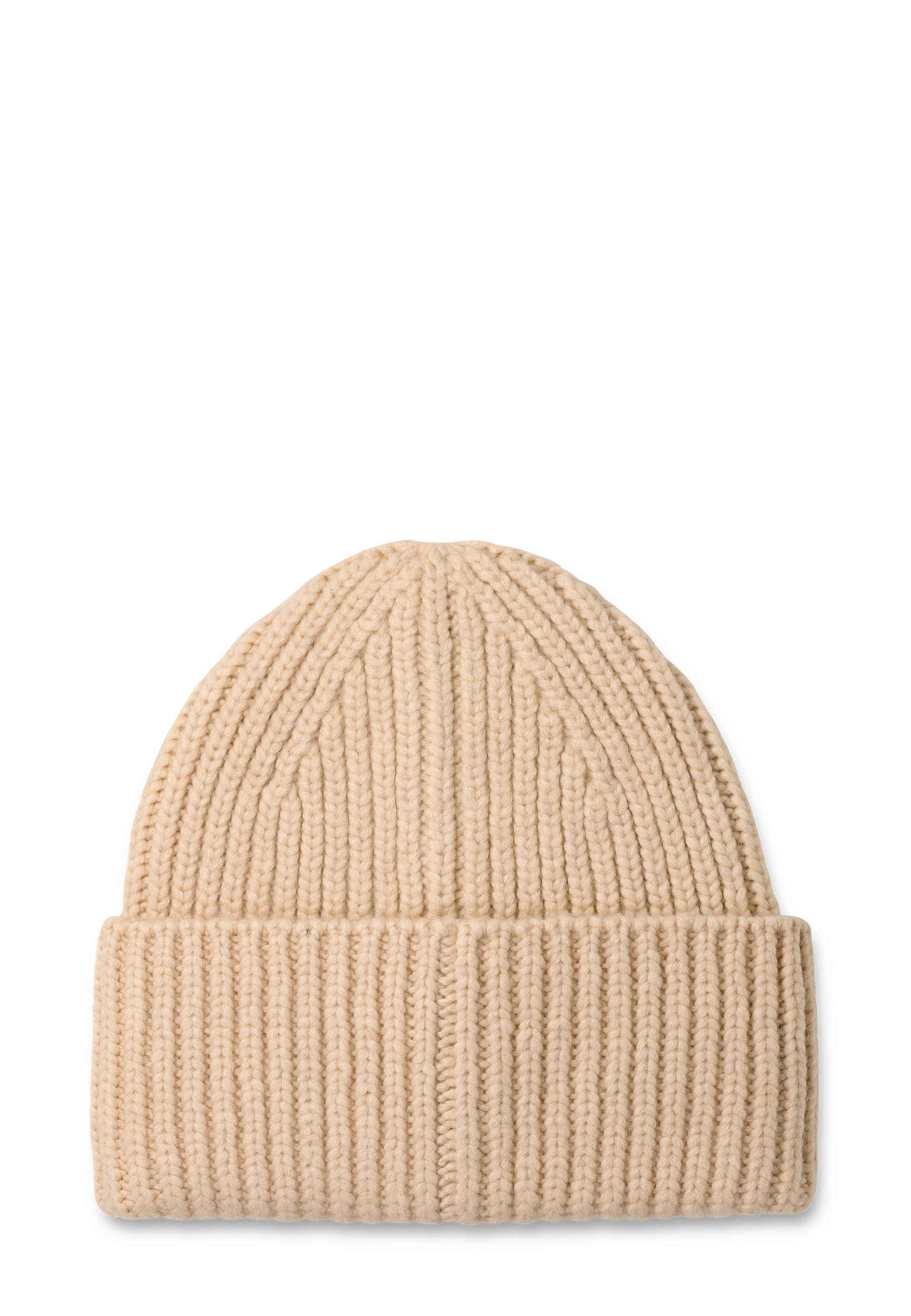 Chunky Rib Beanie | Cream