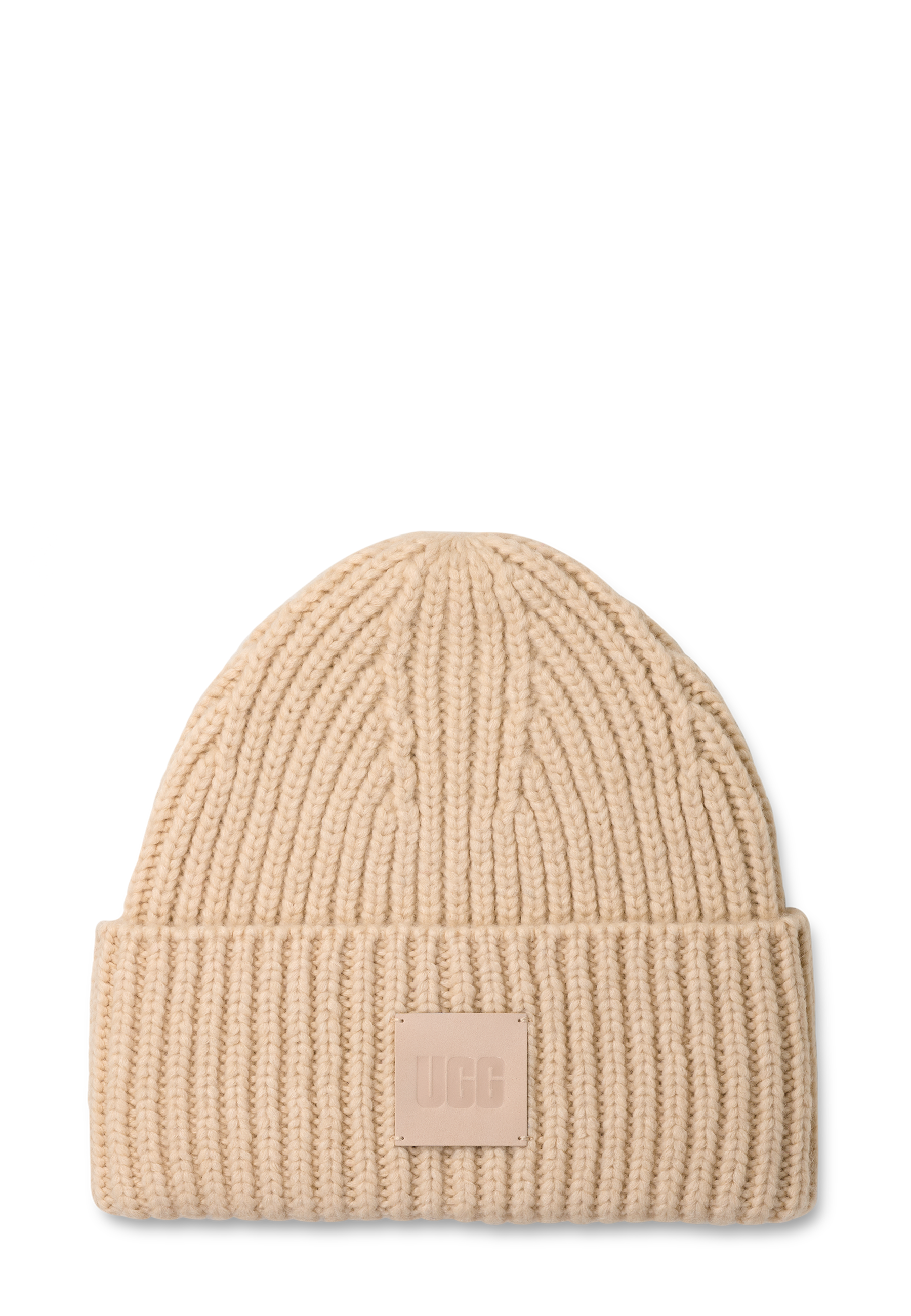 Chunky Rib Beanie | Cream