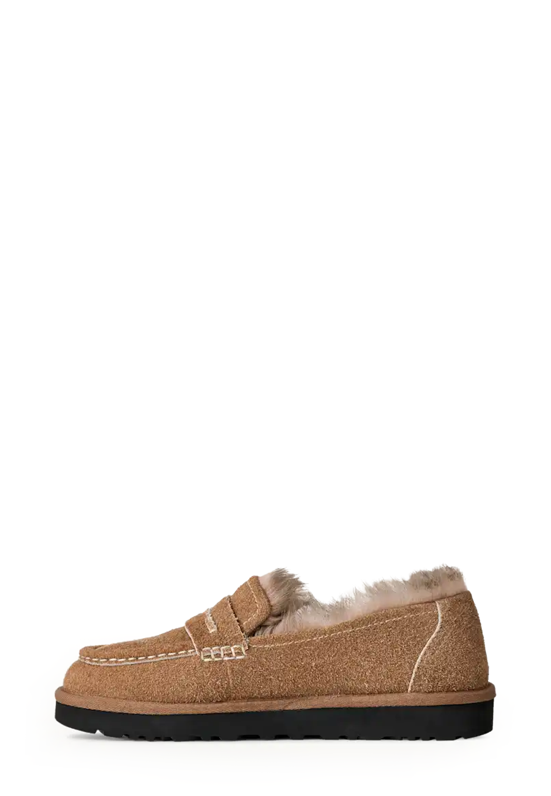 Ellis warm lining loafers | Chestnut