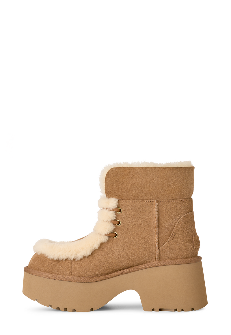 Esmee Lace-Up Boot | Chestnut