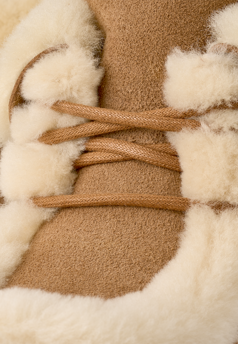 Esmee Lace-Up Boot | Chestnut