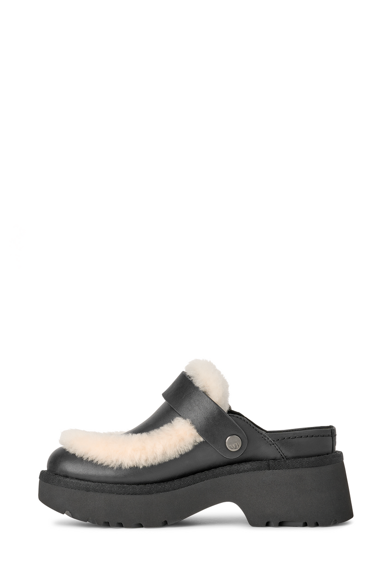 Esmee Leather Clog | Black