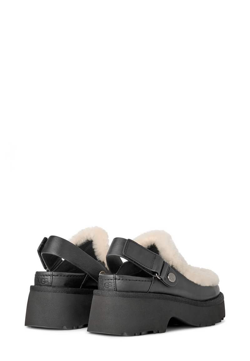 Esmee Leather Clog | Black
