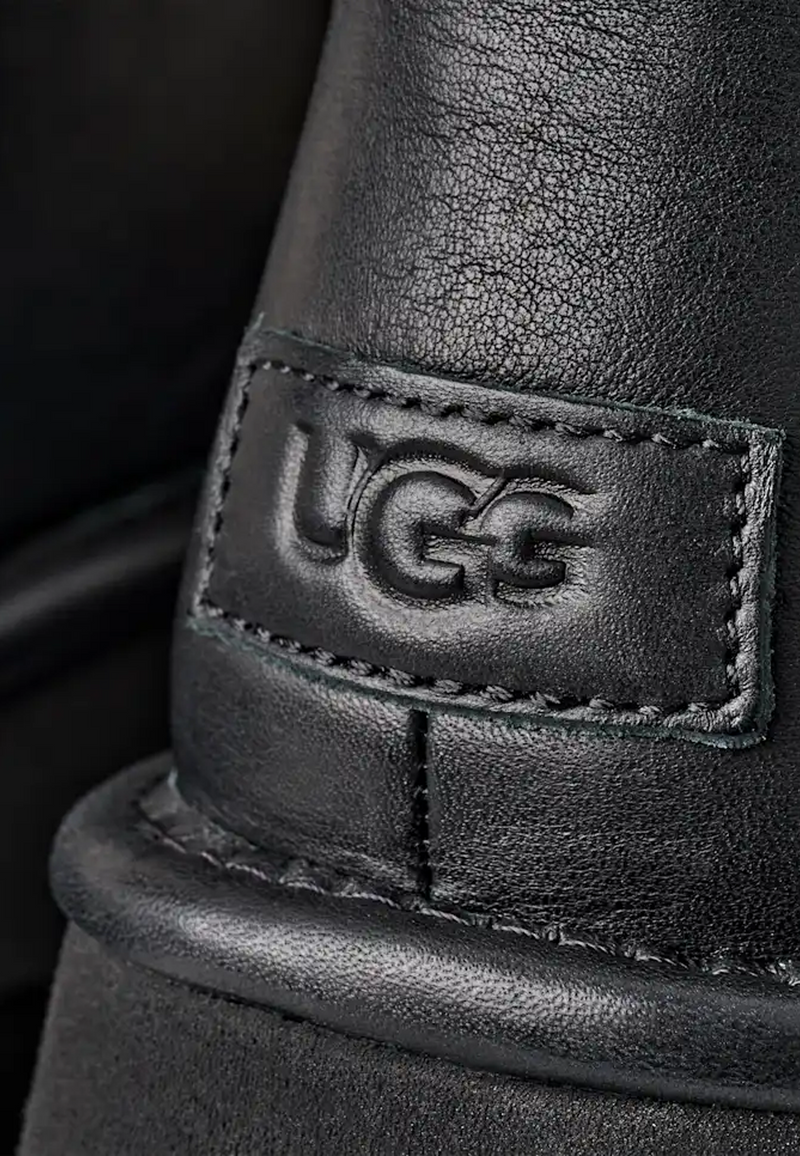 Esmee Leather Lace-Up Boot | Black