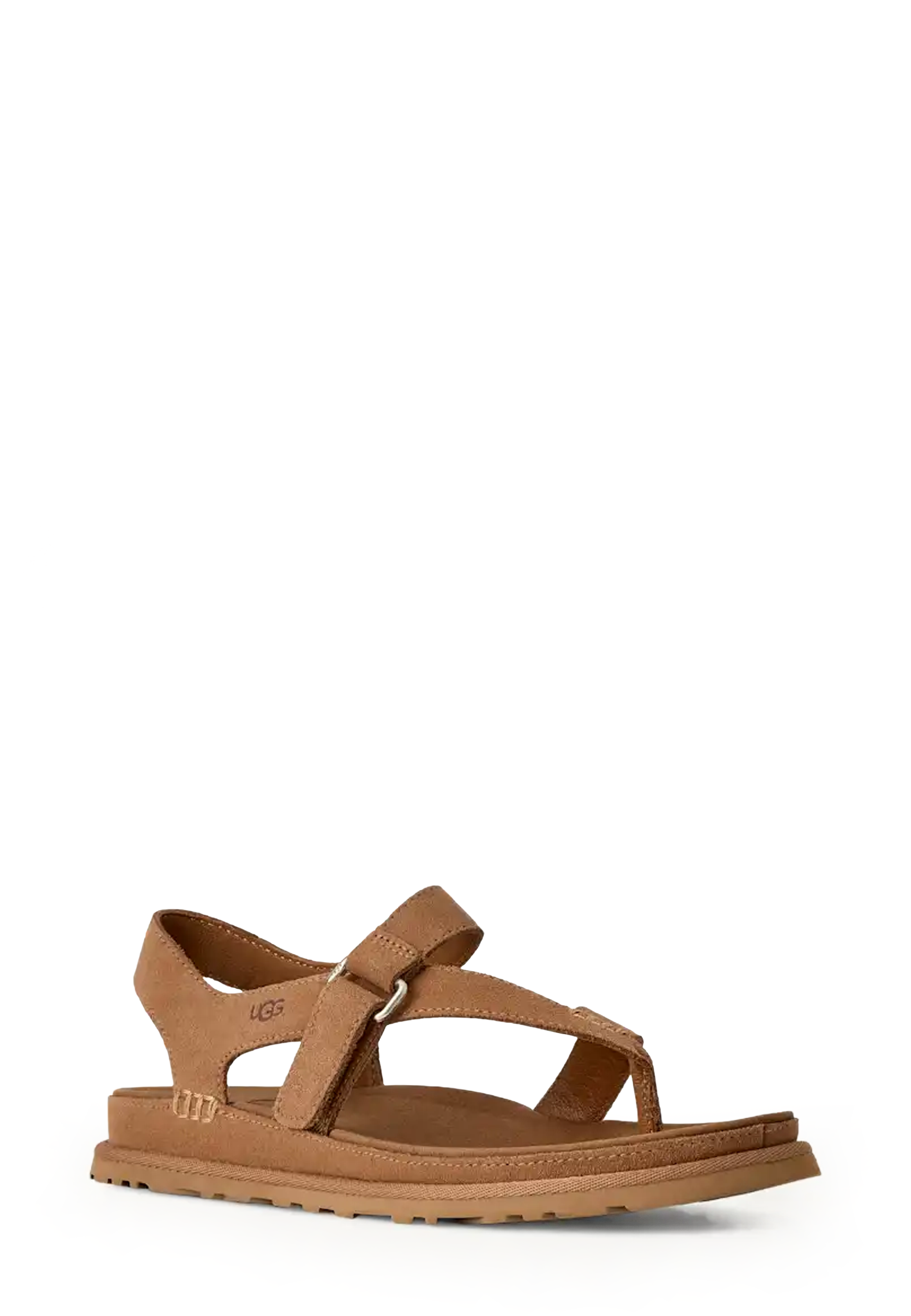 Goldengaze Toe Post Sandal | Chestnut