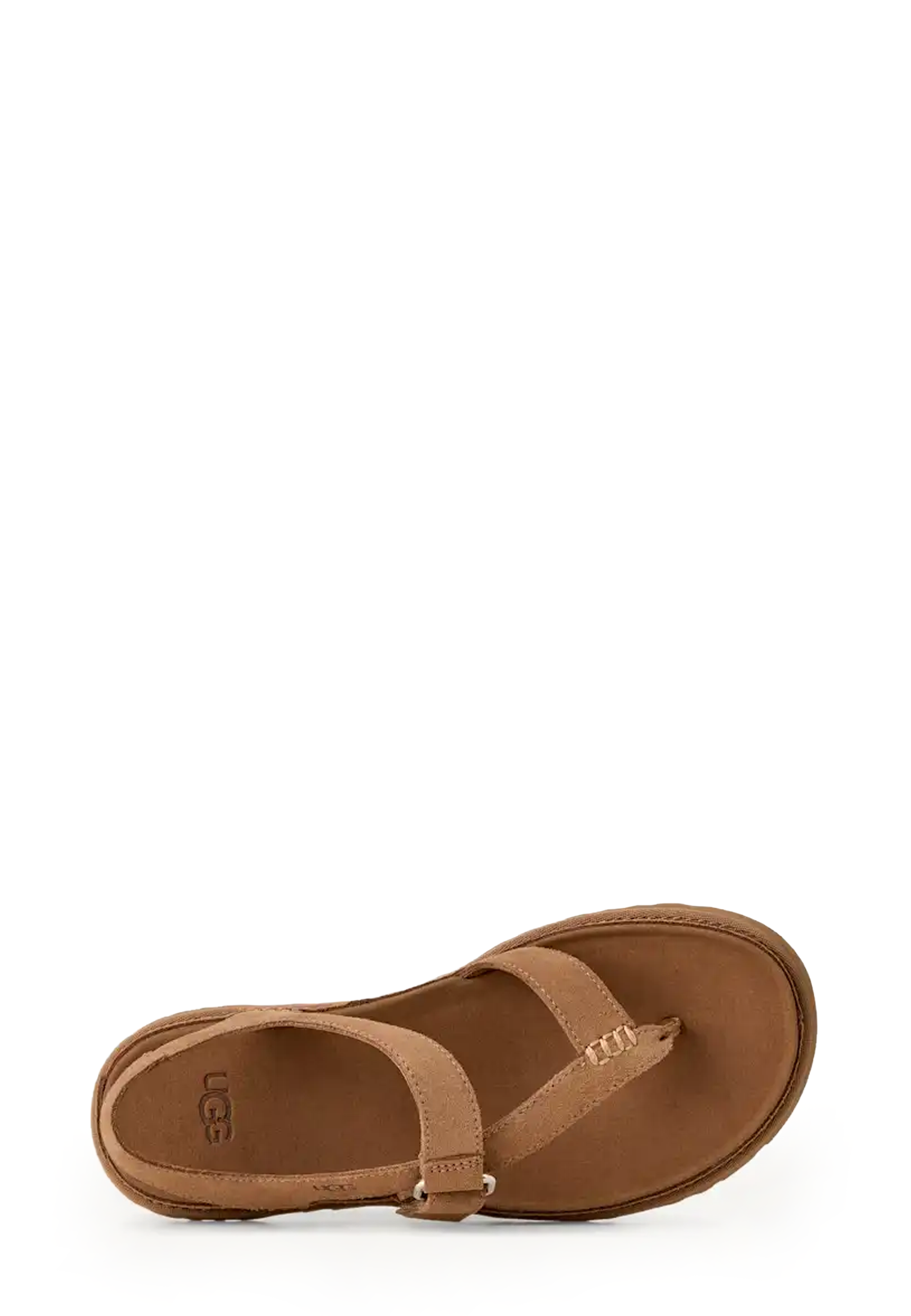Goldengaze Toe Post Sandal | Chestnut