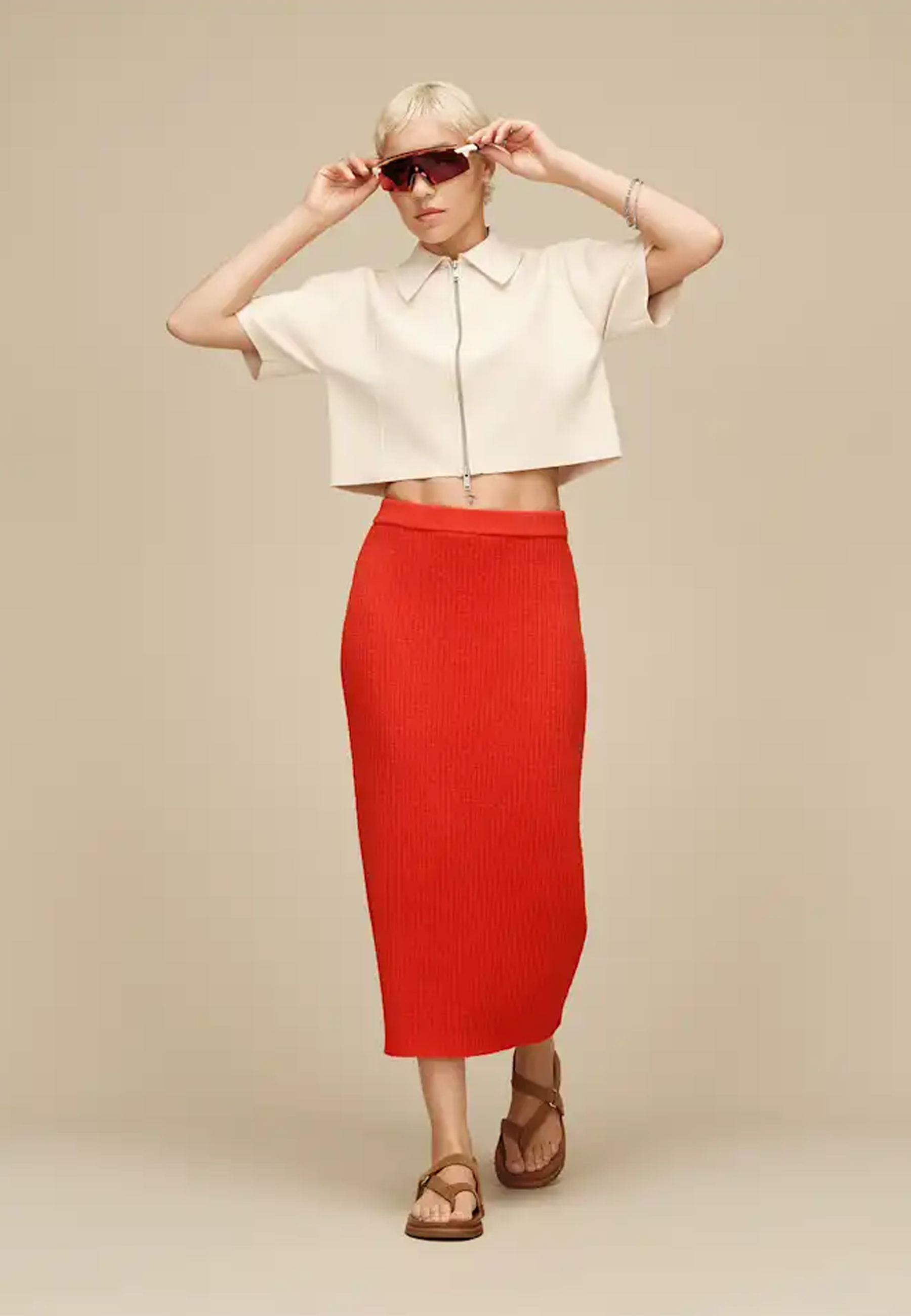 Goldengaze Toe Post Sandal | Chestnut