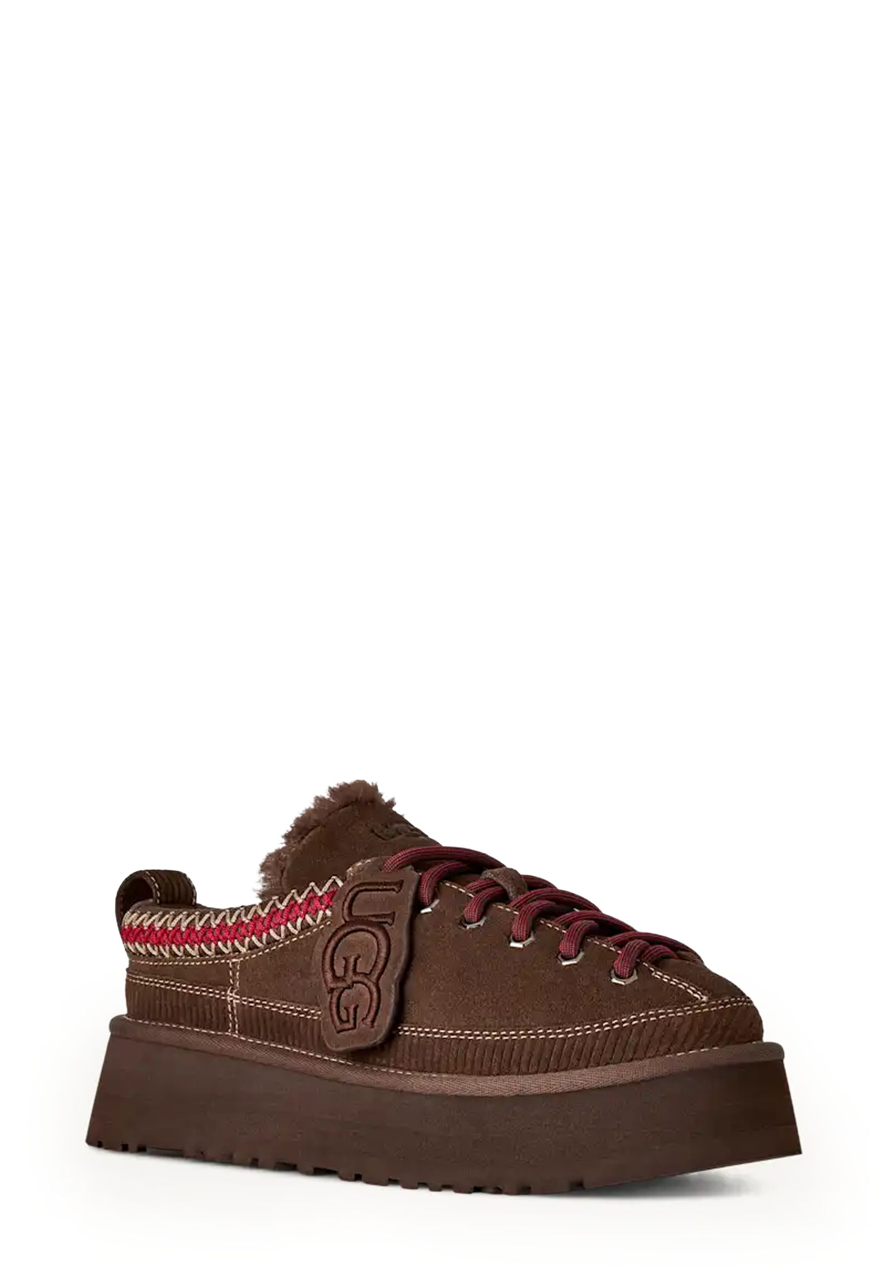 Heritage Lace-Up Slipper | Burnt Cedar