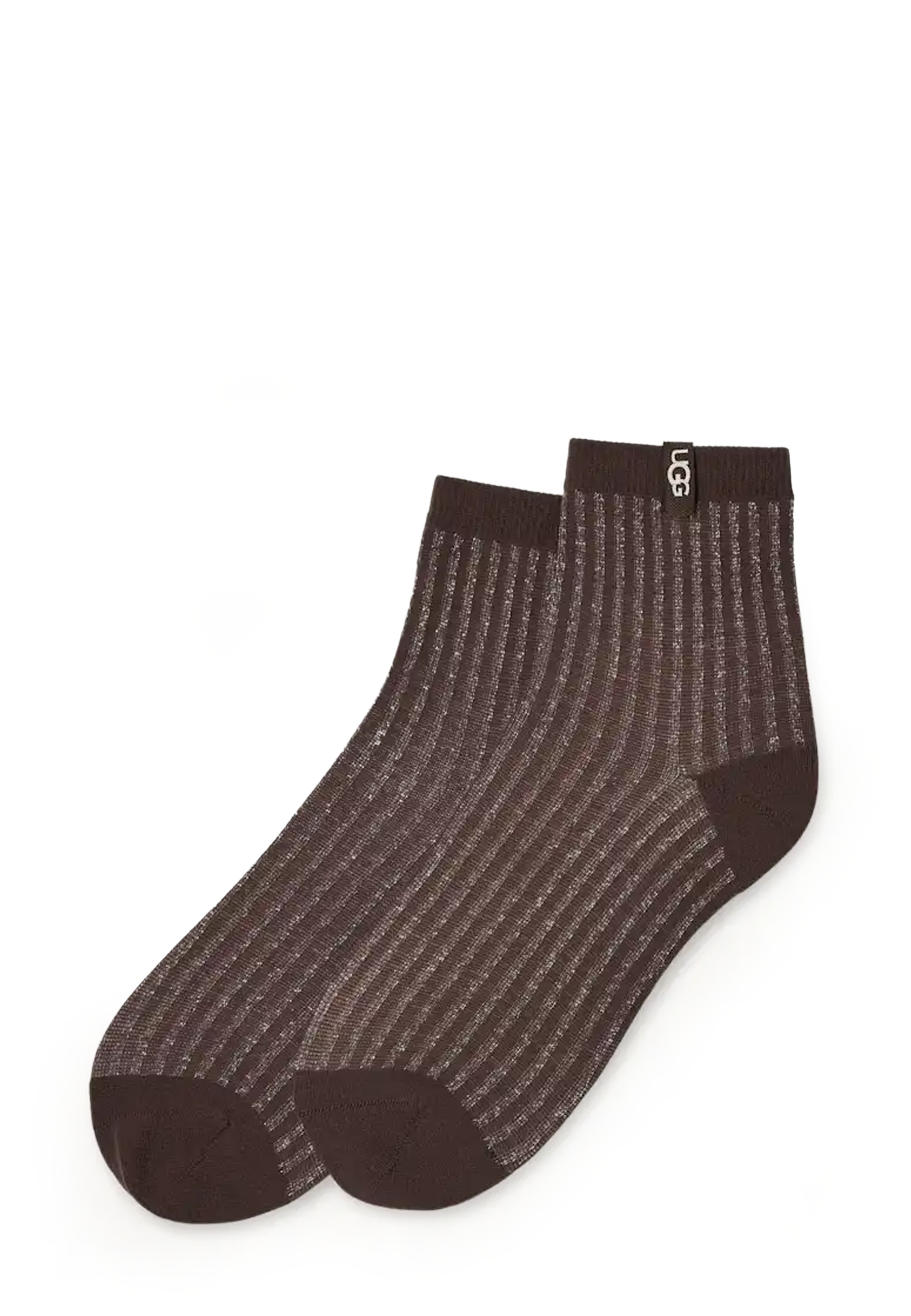 Plora Shimmer Quarter Socke | Burnt Cedar