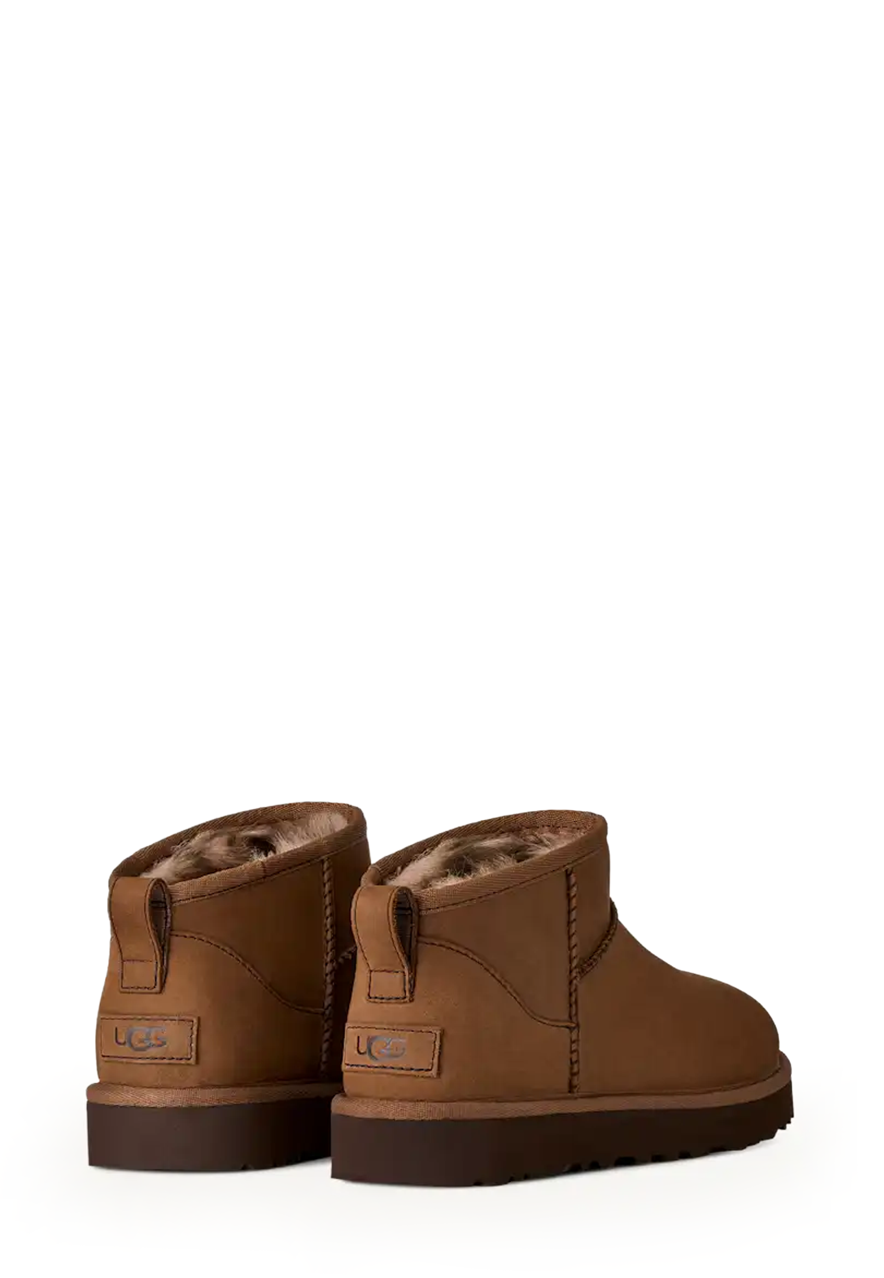 Ultra Mini Nubuck Boot | Dark Chestnut