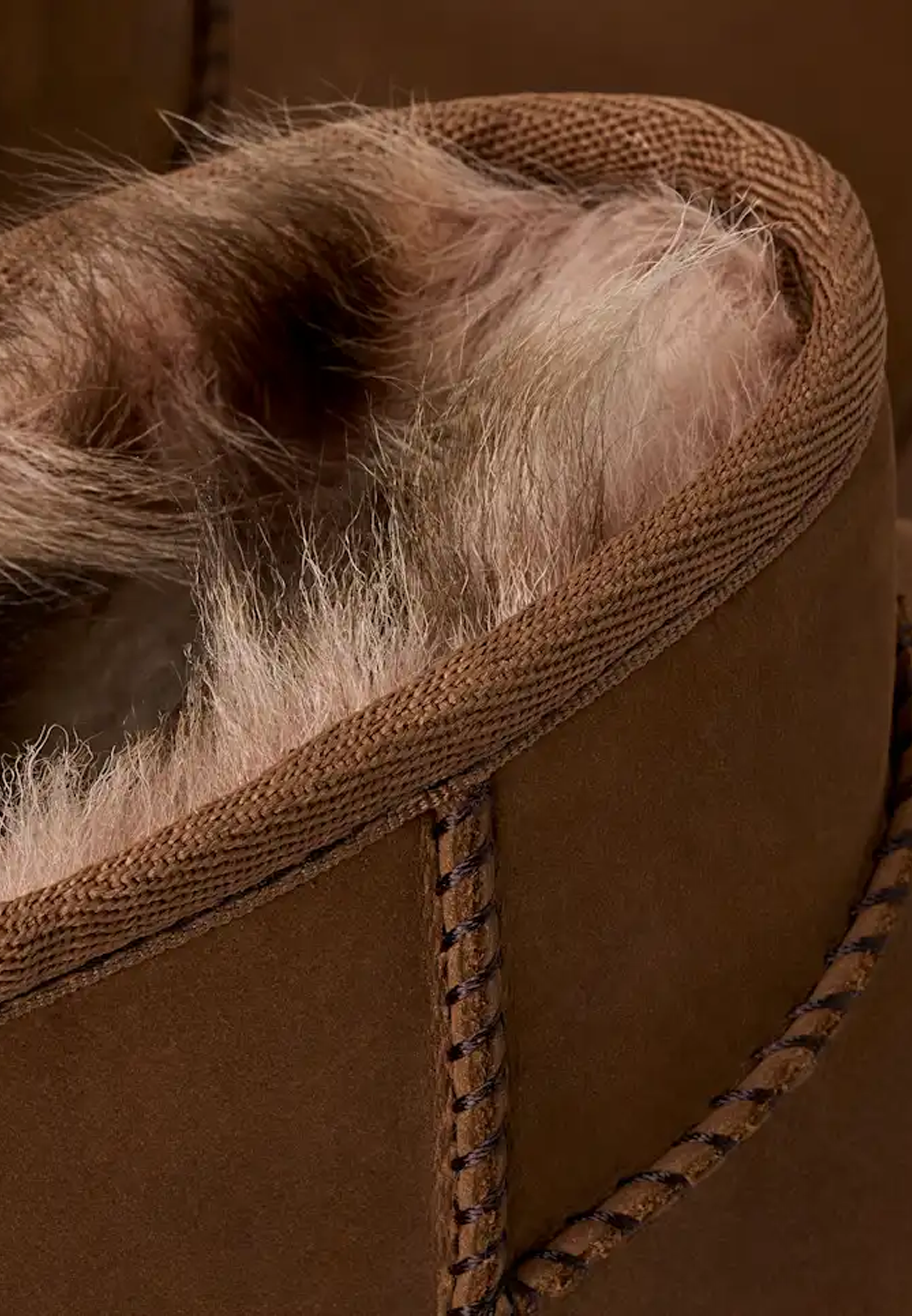 Ultra Mini Nubuck Boot | Dark Chestnut