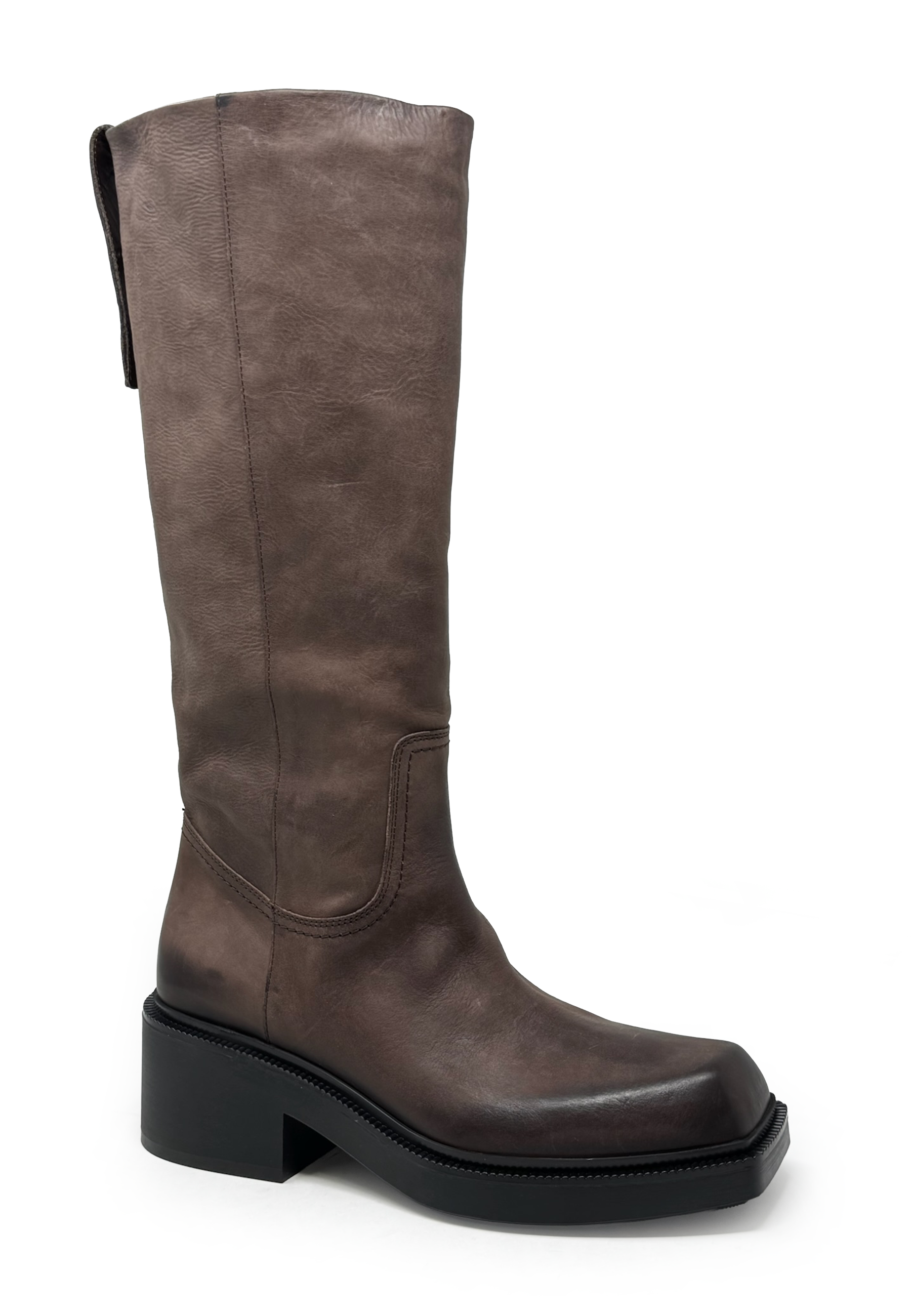 1H4154D Langschaftboot | Dark Brown