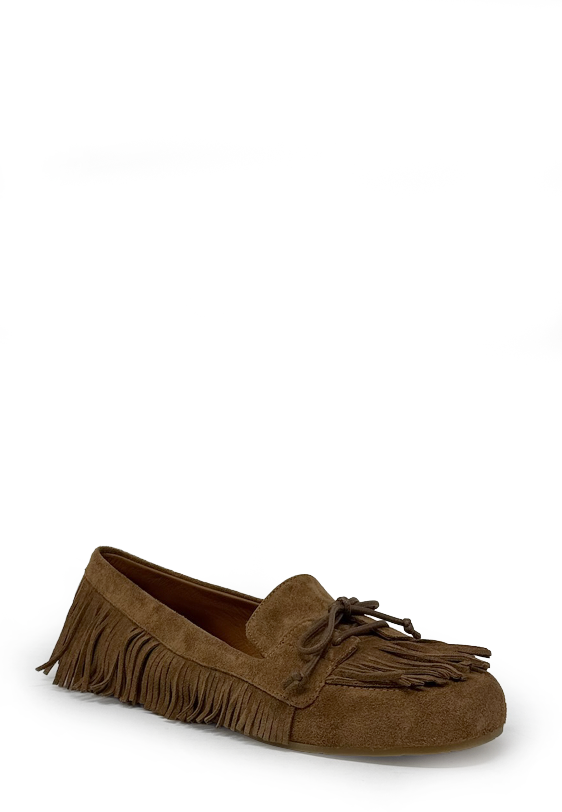 1K5252D Fransen Bootsschuh | Steppe