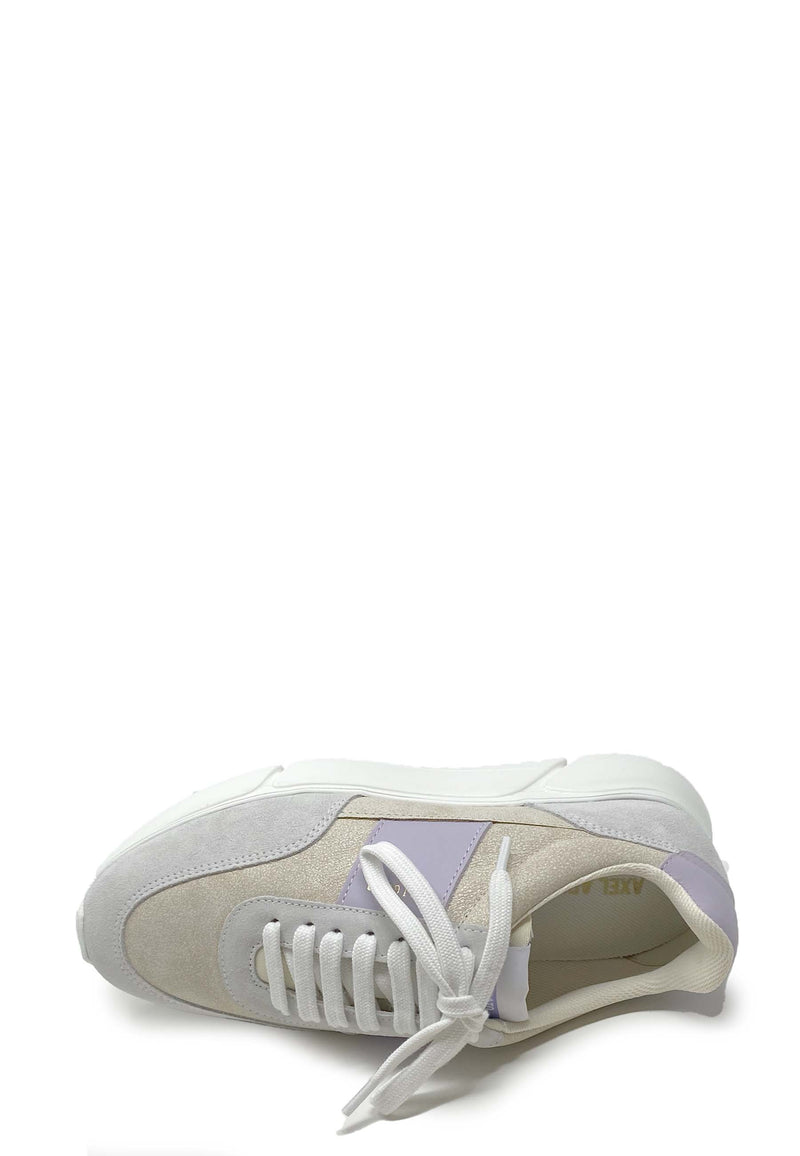 Genesis Sneakers | Beige purple