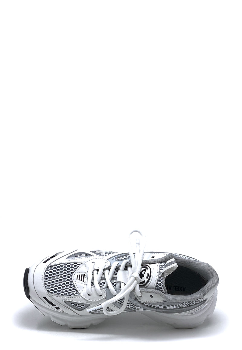 Marathon Sneaker | White Silver