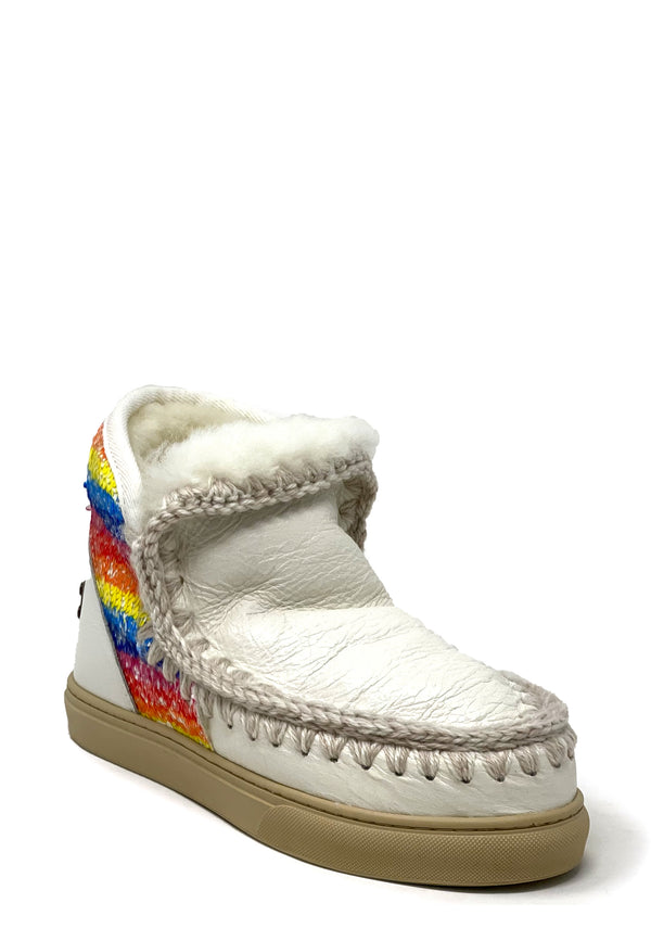 Eskimo sneaker støvler | Regnbue hvid