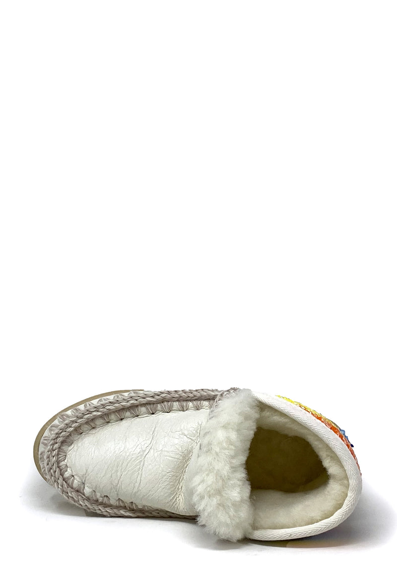 Eskimo Sneaker Boots | Rainbow White