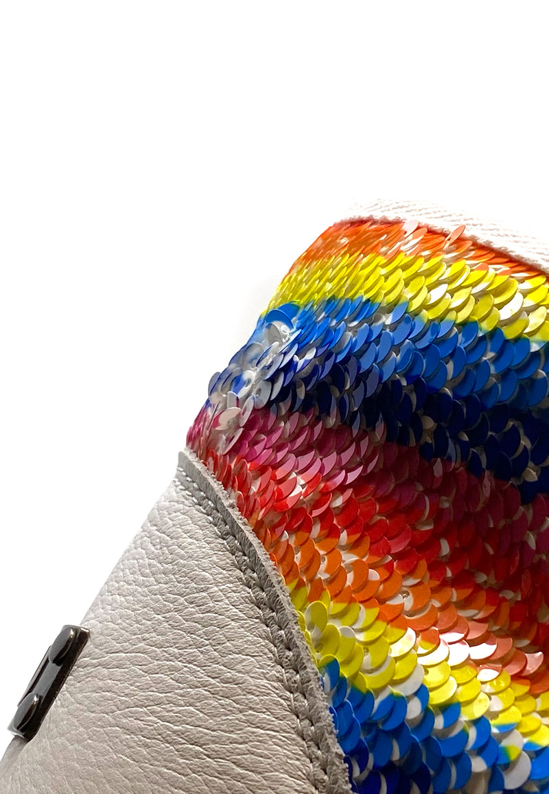 Eskimo Sneaker Boots | Rainbow White