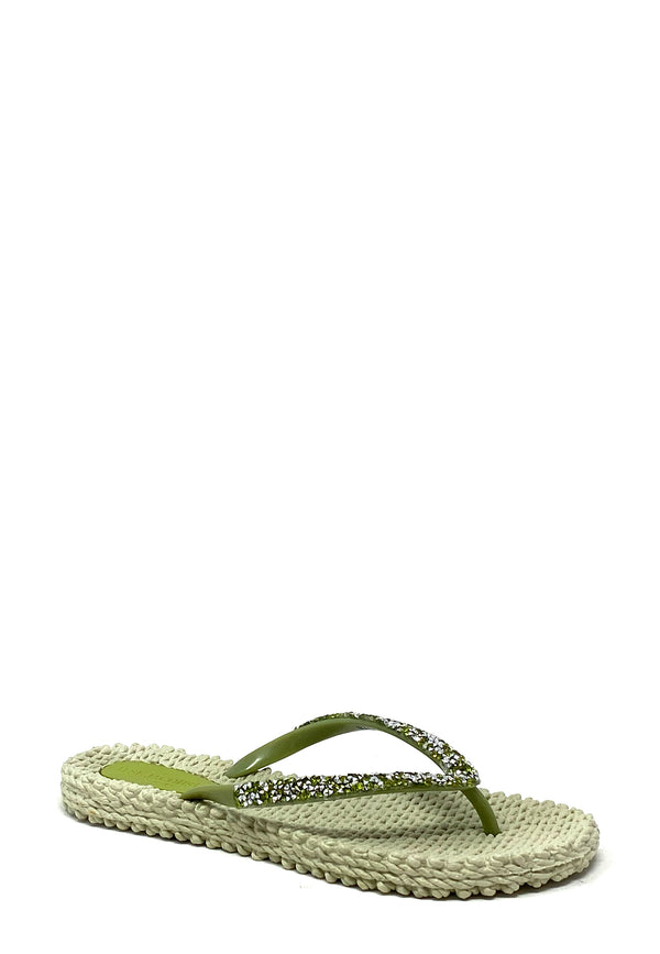 Cheerful 3G flip flop sandal | moss