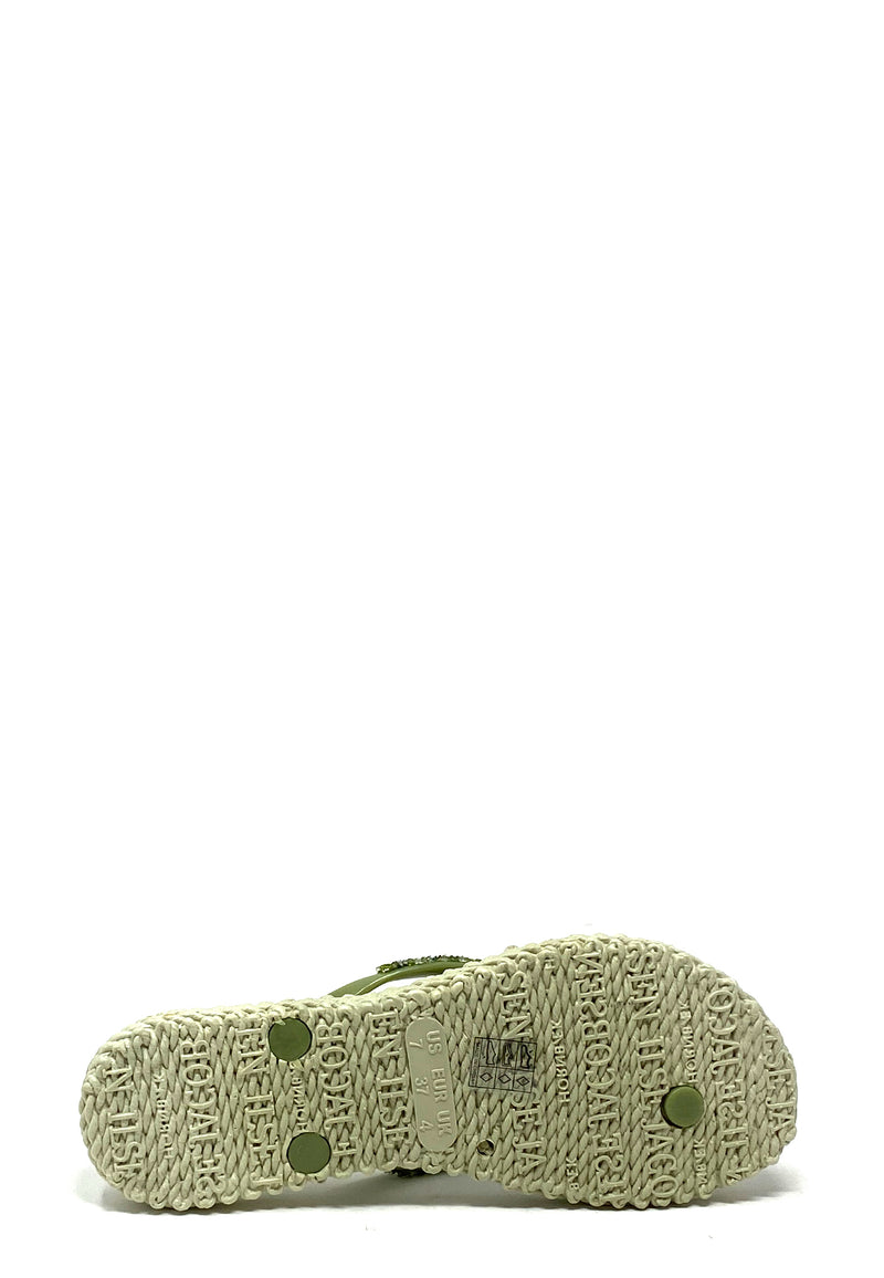 Cheerful 3G flip flop sandal | moss