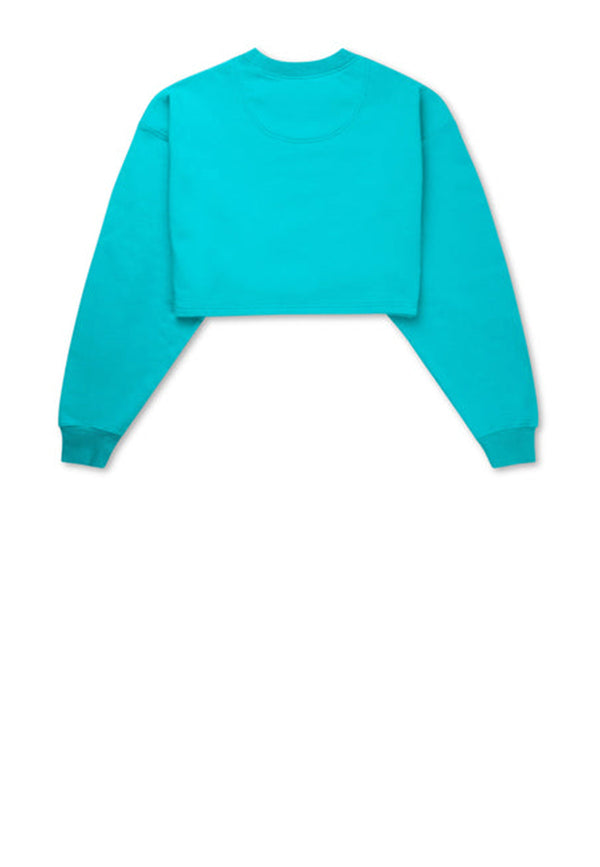 Sunday Cropped Sweatshirt | Spectra Green