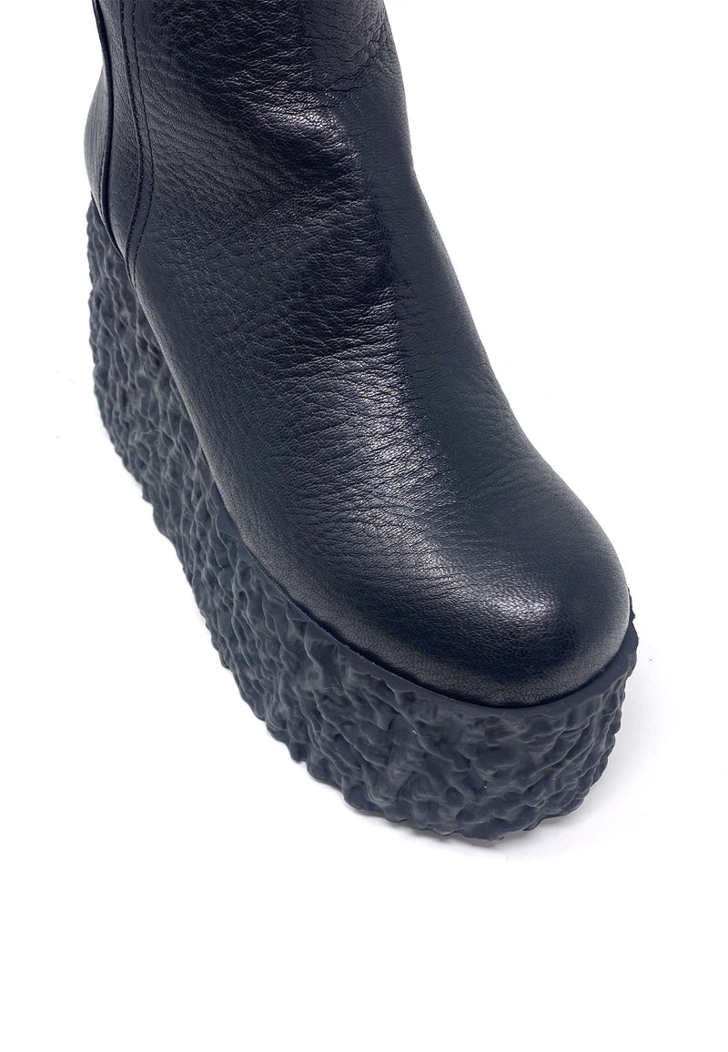 Lava Platform Boot | Nero
