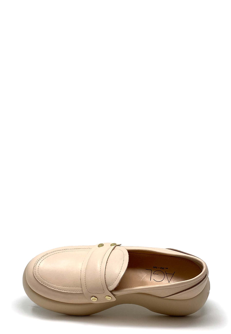 Puffy moc loafers | pink
