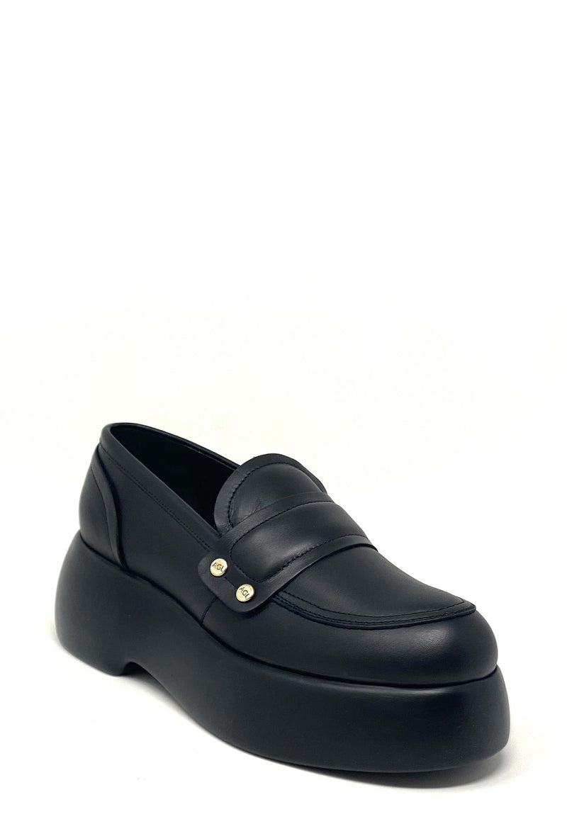 Puffy Moc Loafer | Nero